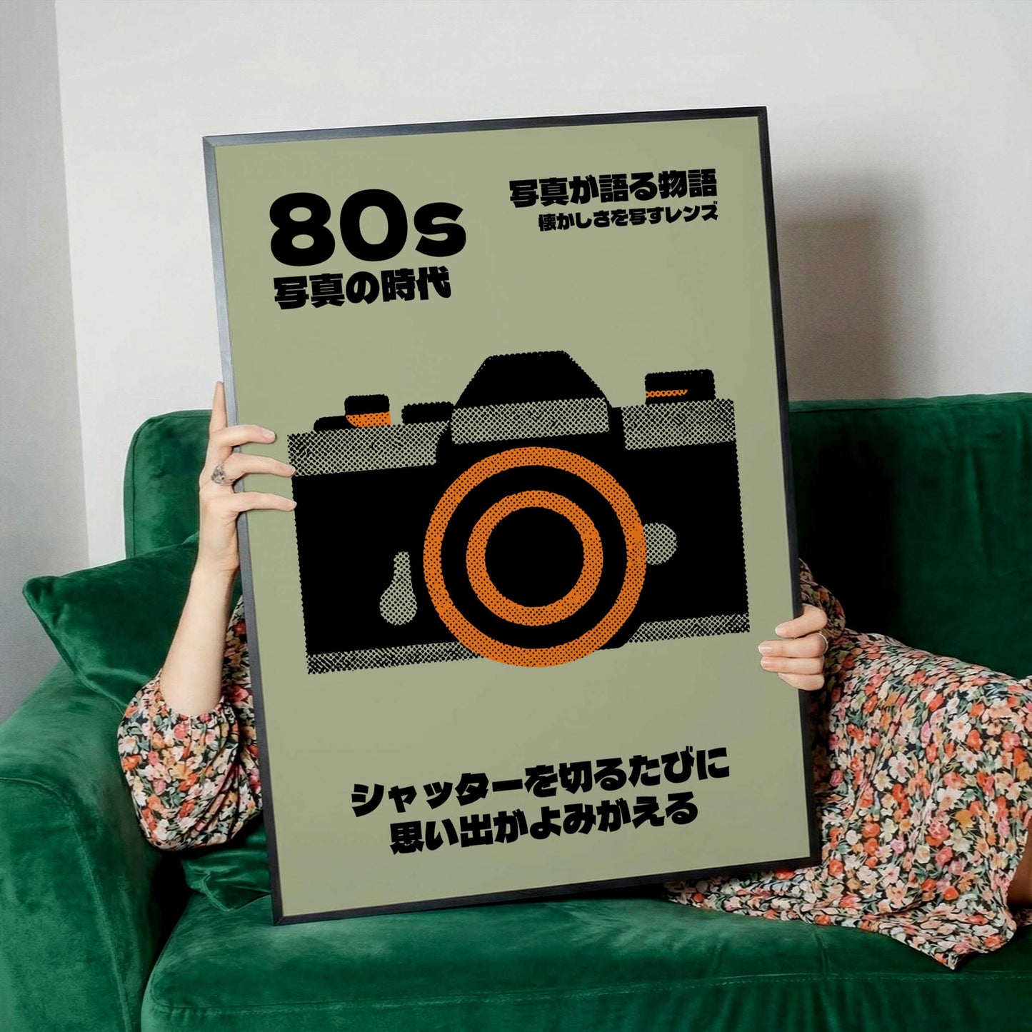 80s Camera Wall Art Print