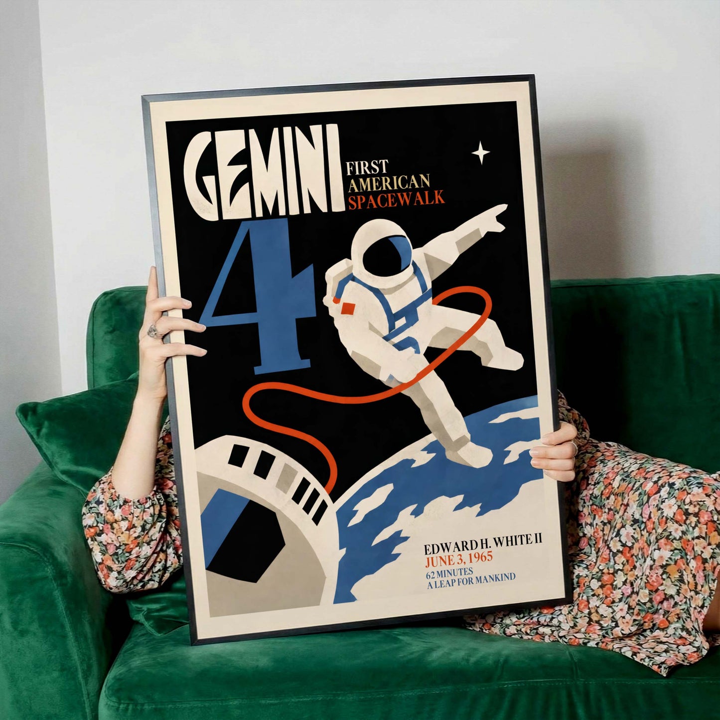Gemini Spacewalk Poster Print