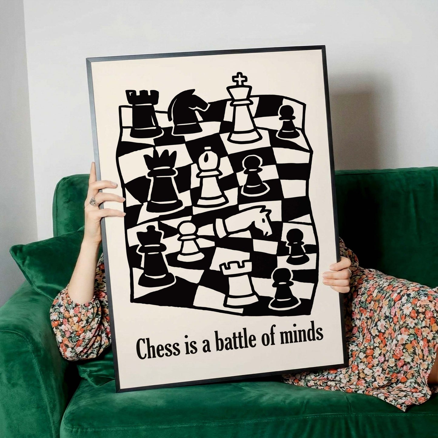 Chess Battle Poster Print