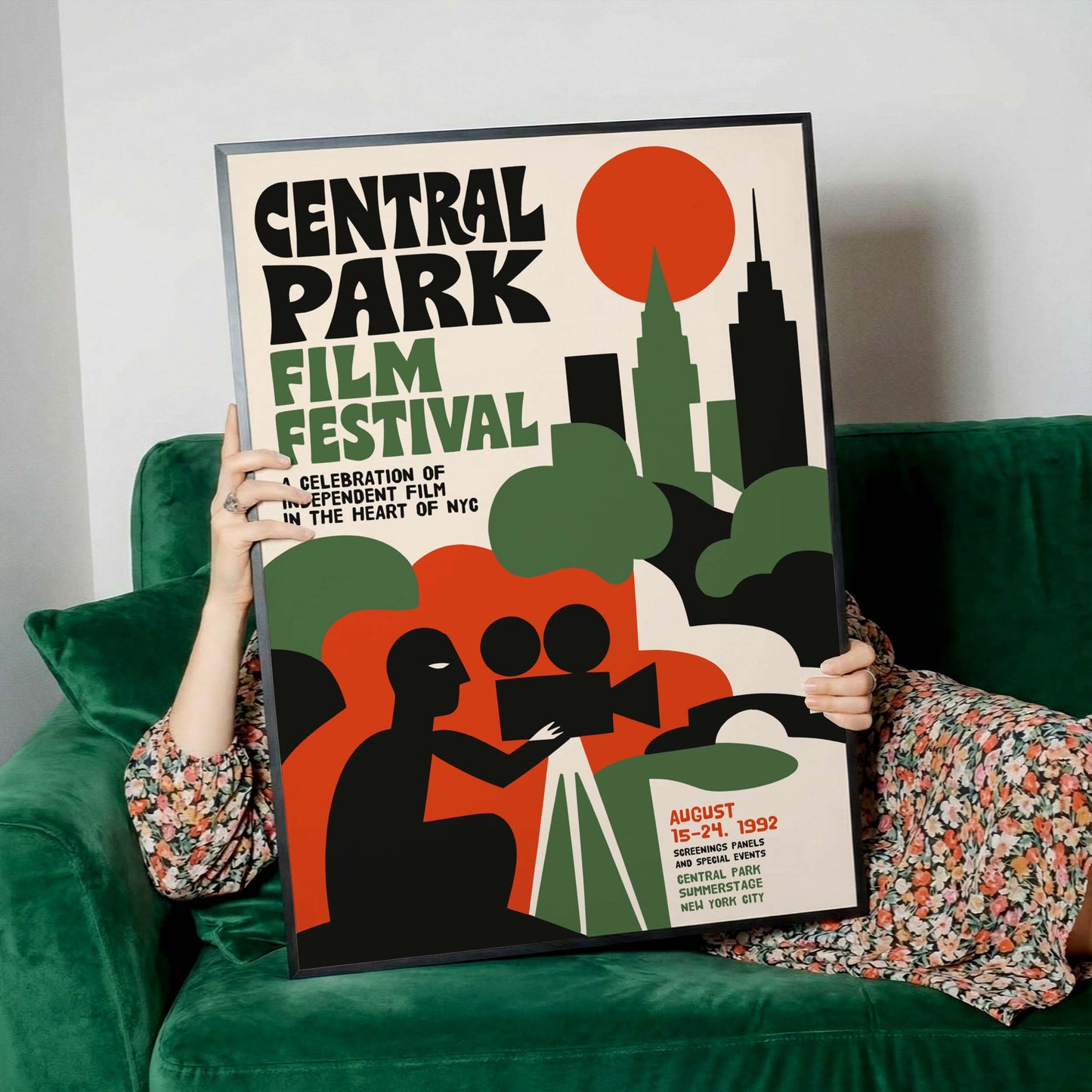 Central Park Film Festival Poster Print