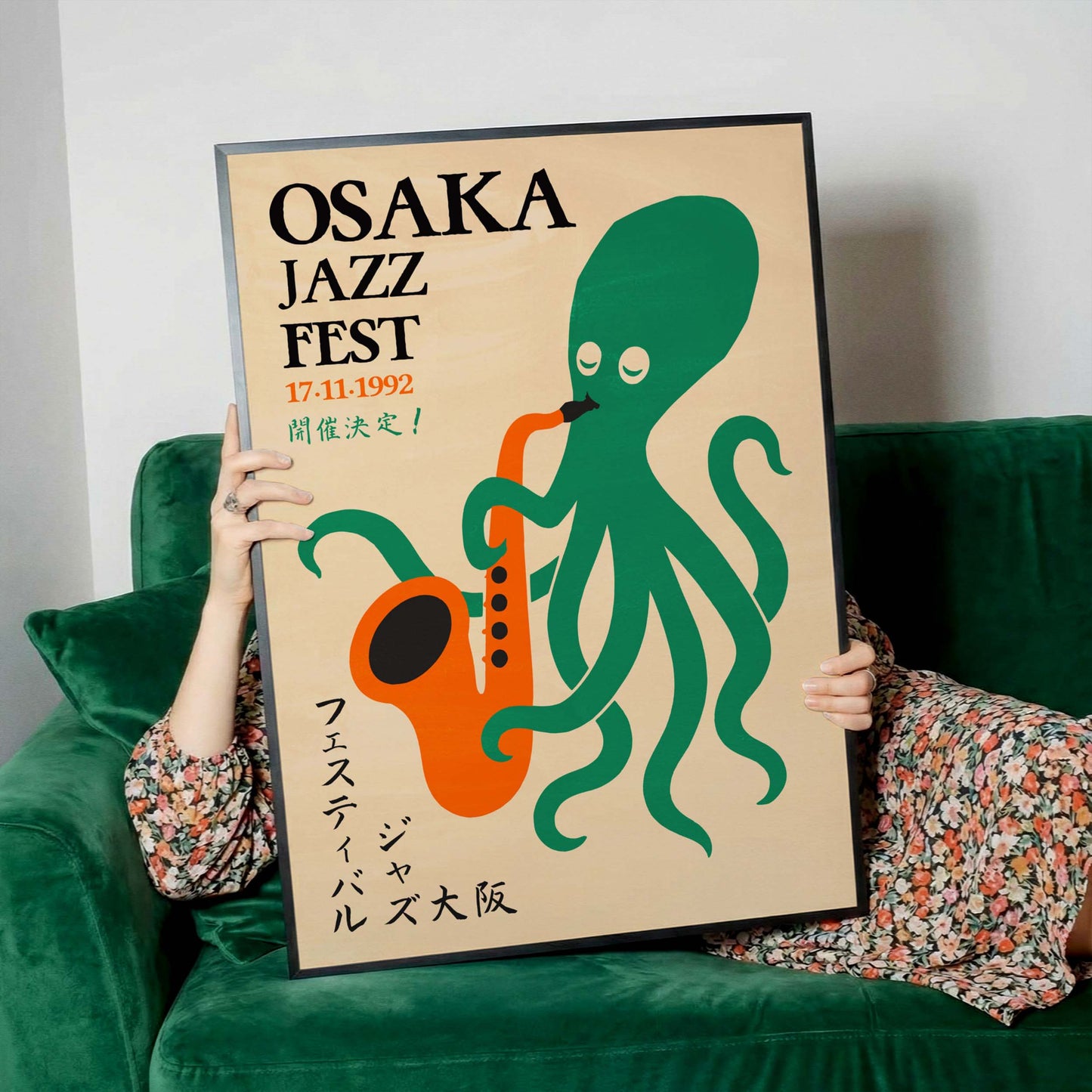 Osaka Jazz Festival Poster Print