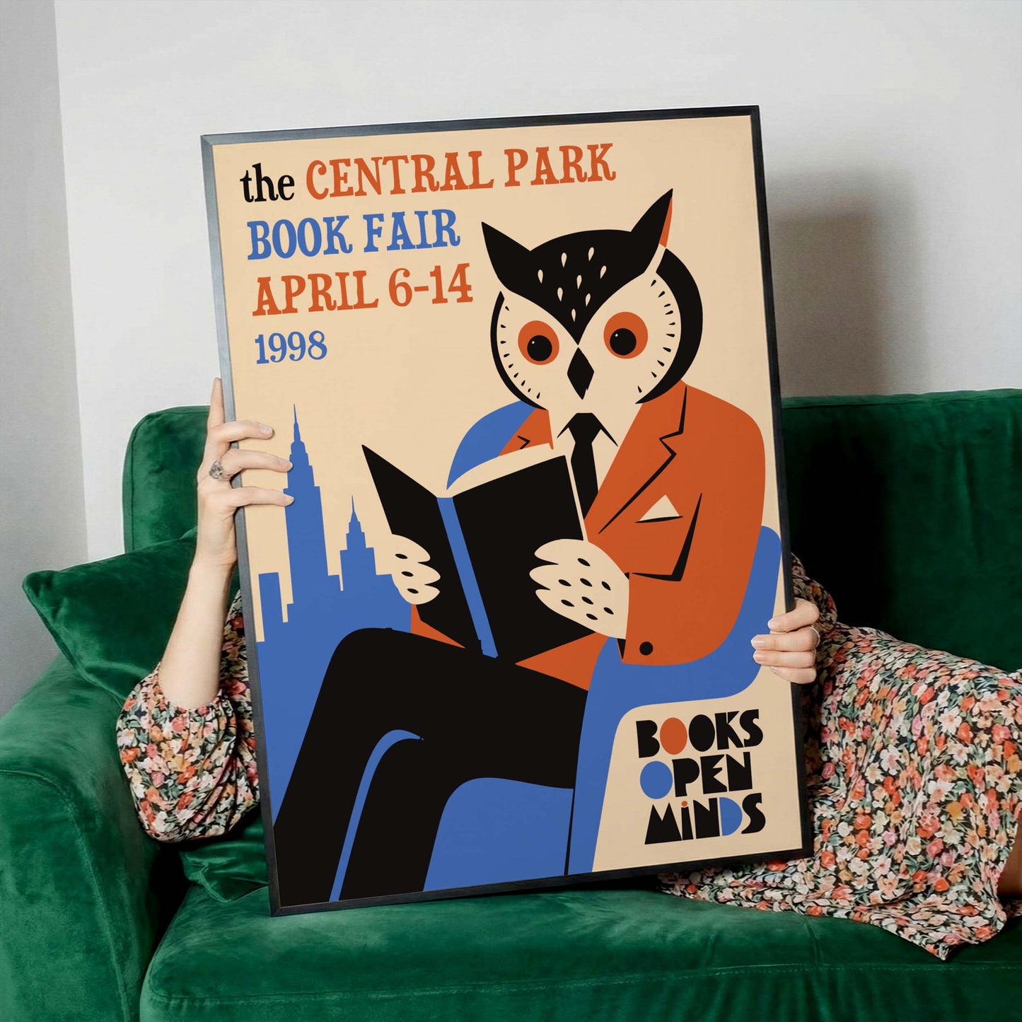 Central Park Book Fair Wall Art Library