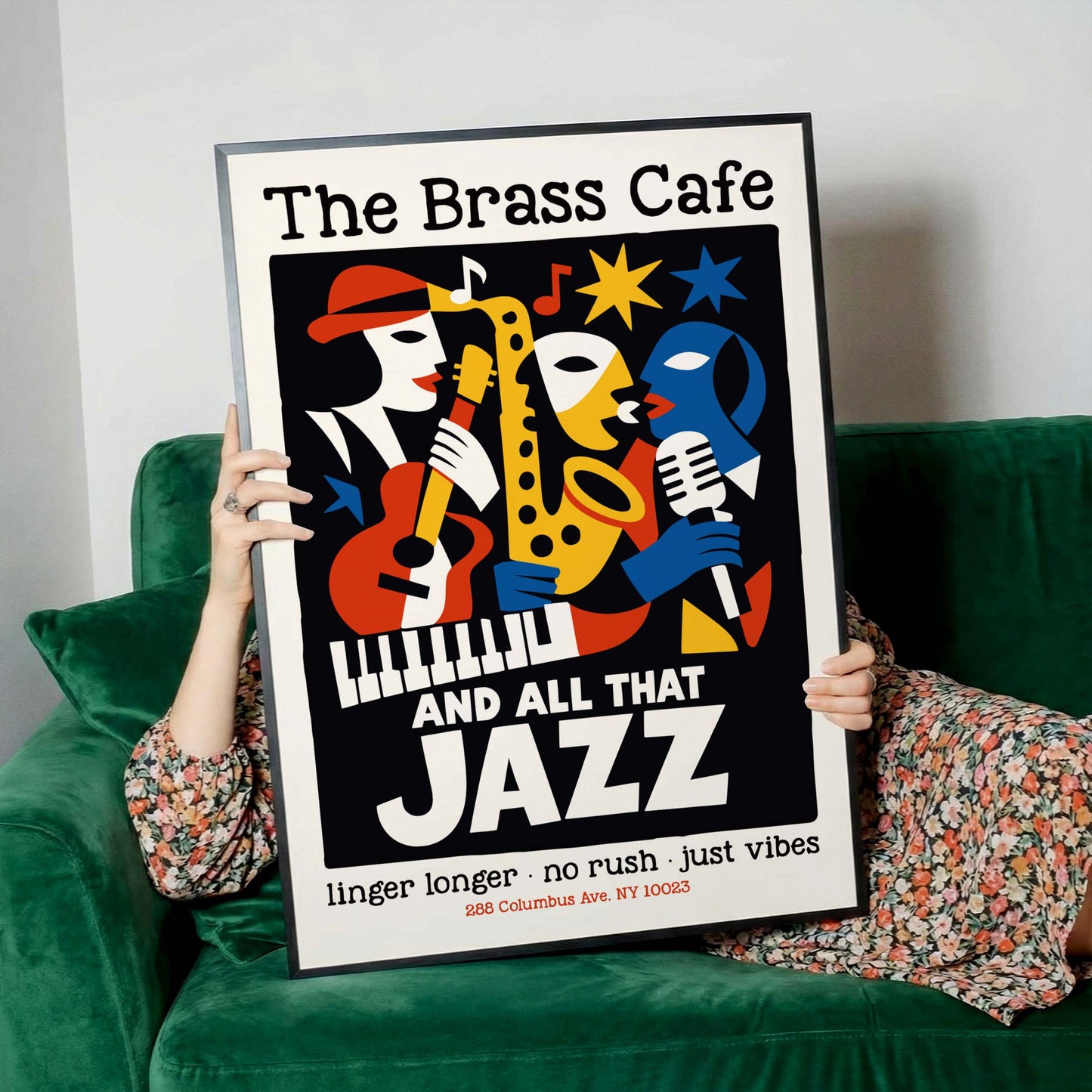 The Brass Cafe And All That Jazz Poster