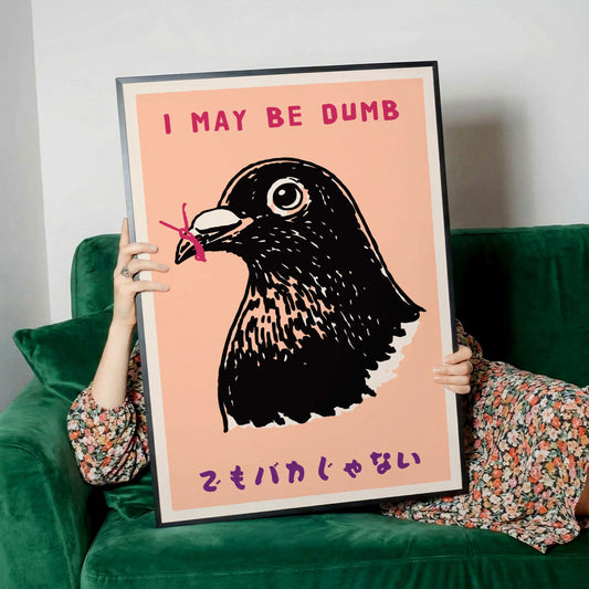 Confused Pigeon Poster