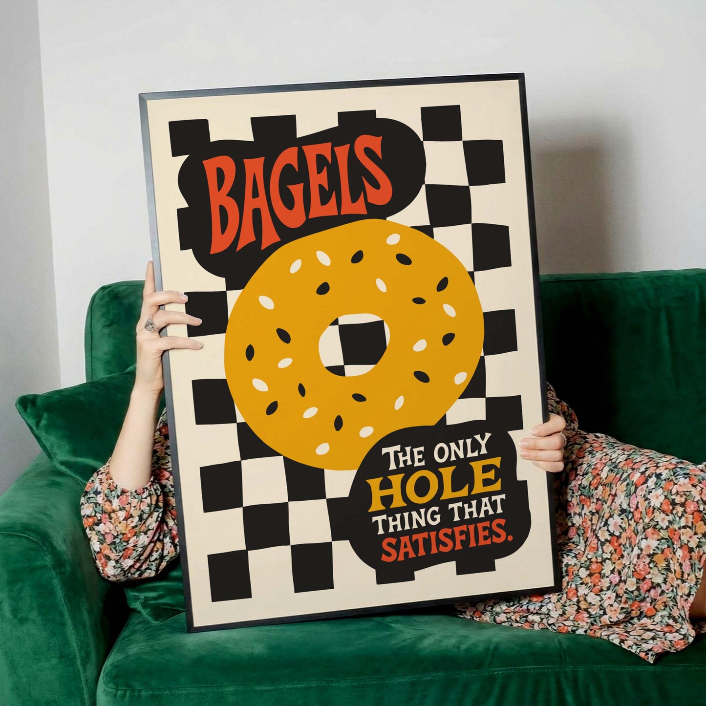 Bagels Humor Wall Art