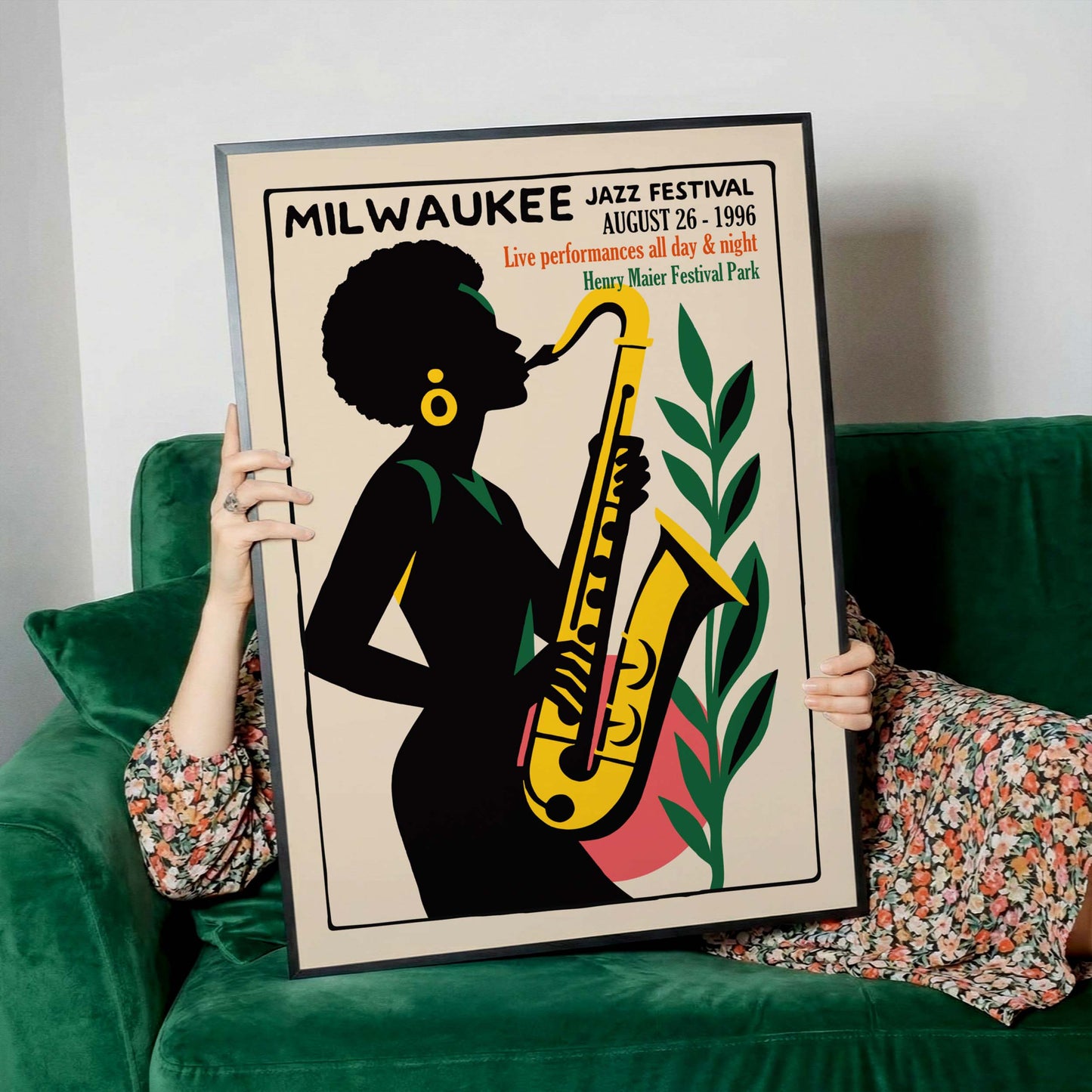 Milwaukee Jazz Festival Poster Print