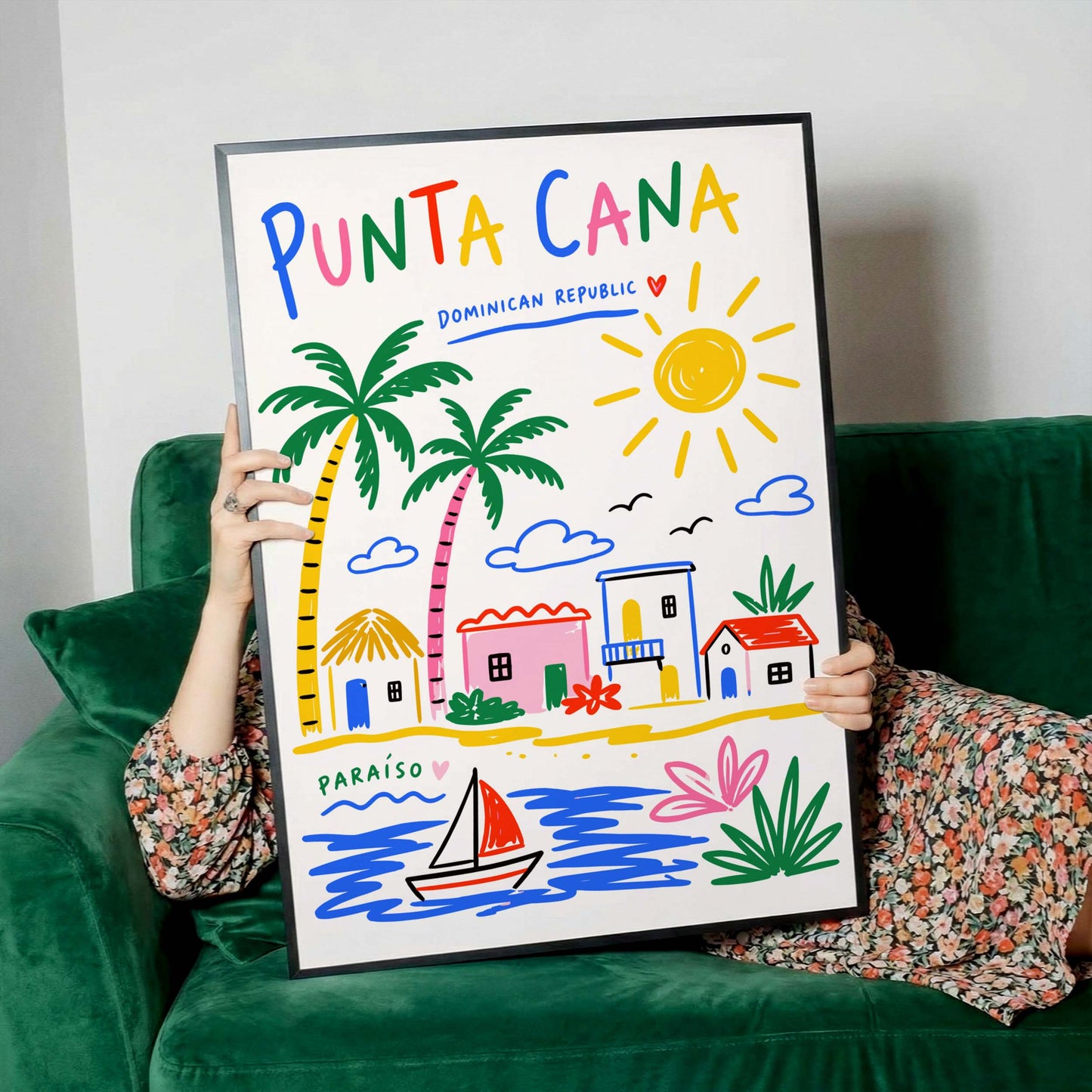 Punta Cana Tropical Beach Print