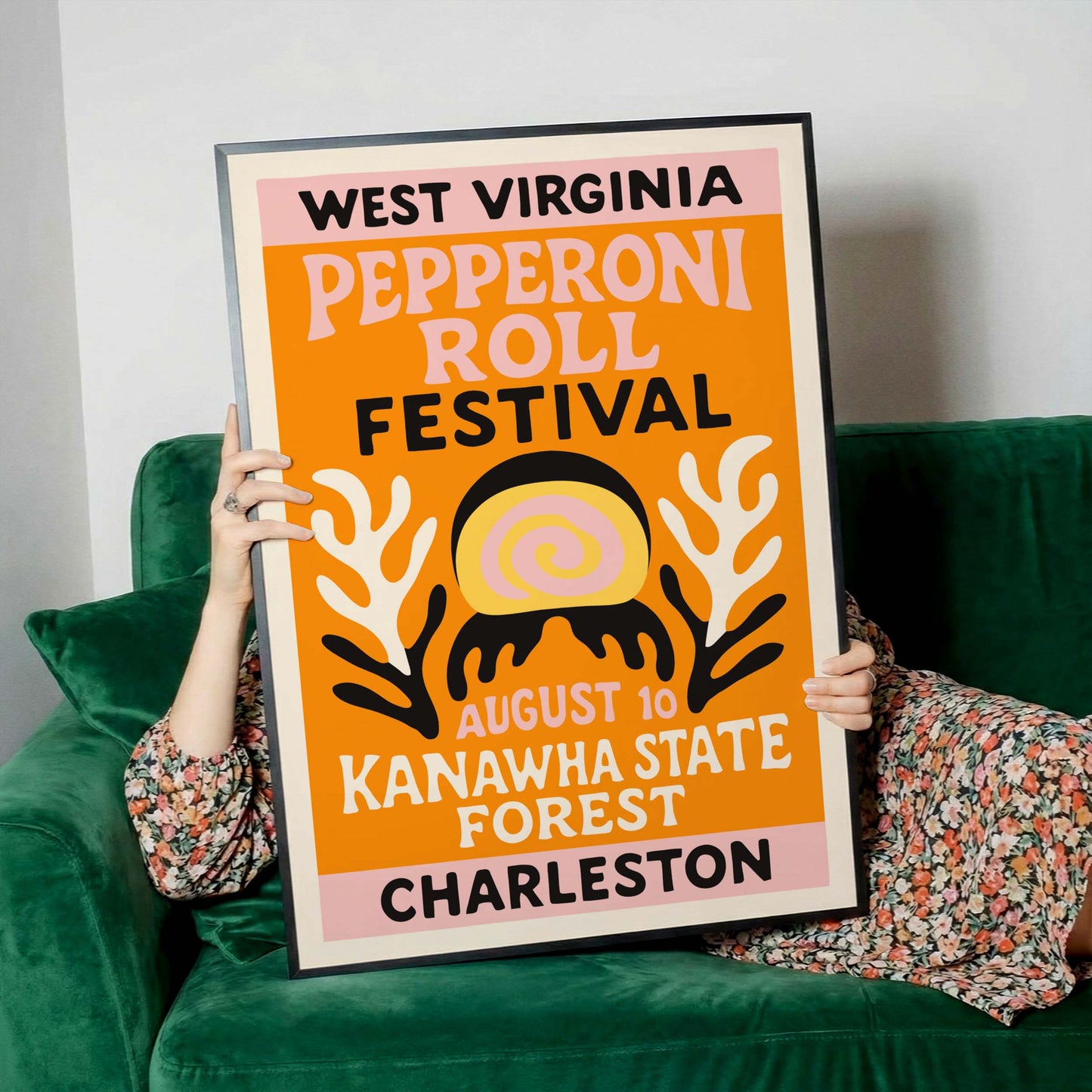 Pepperoni Roll Festival Poster Wall Art