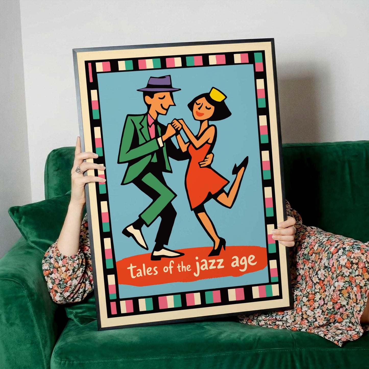 Vintage Jazz Age Dance Poster Print