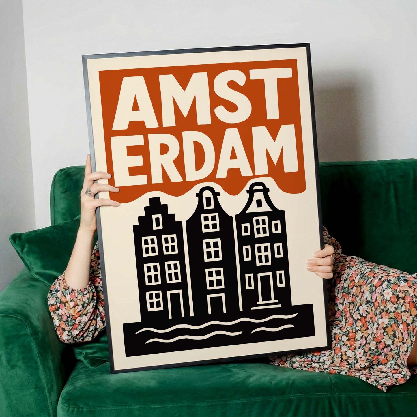 Amsterdam Travel Poster Print