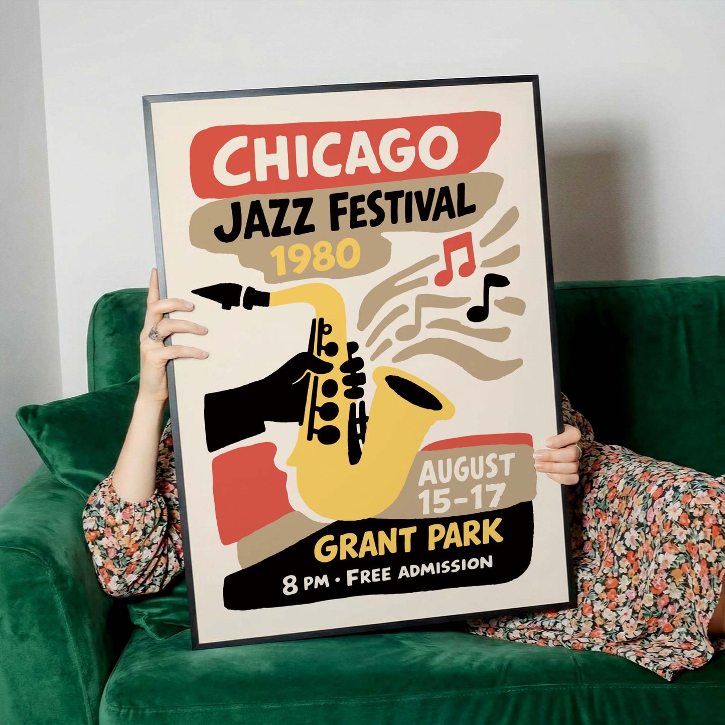 Chicago Sax Nights Poster