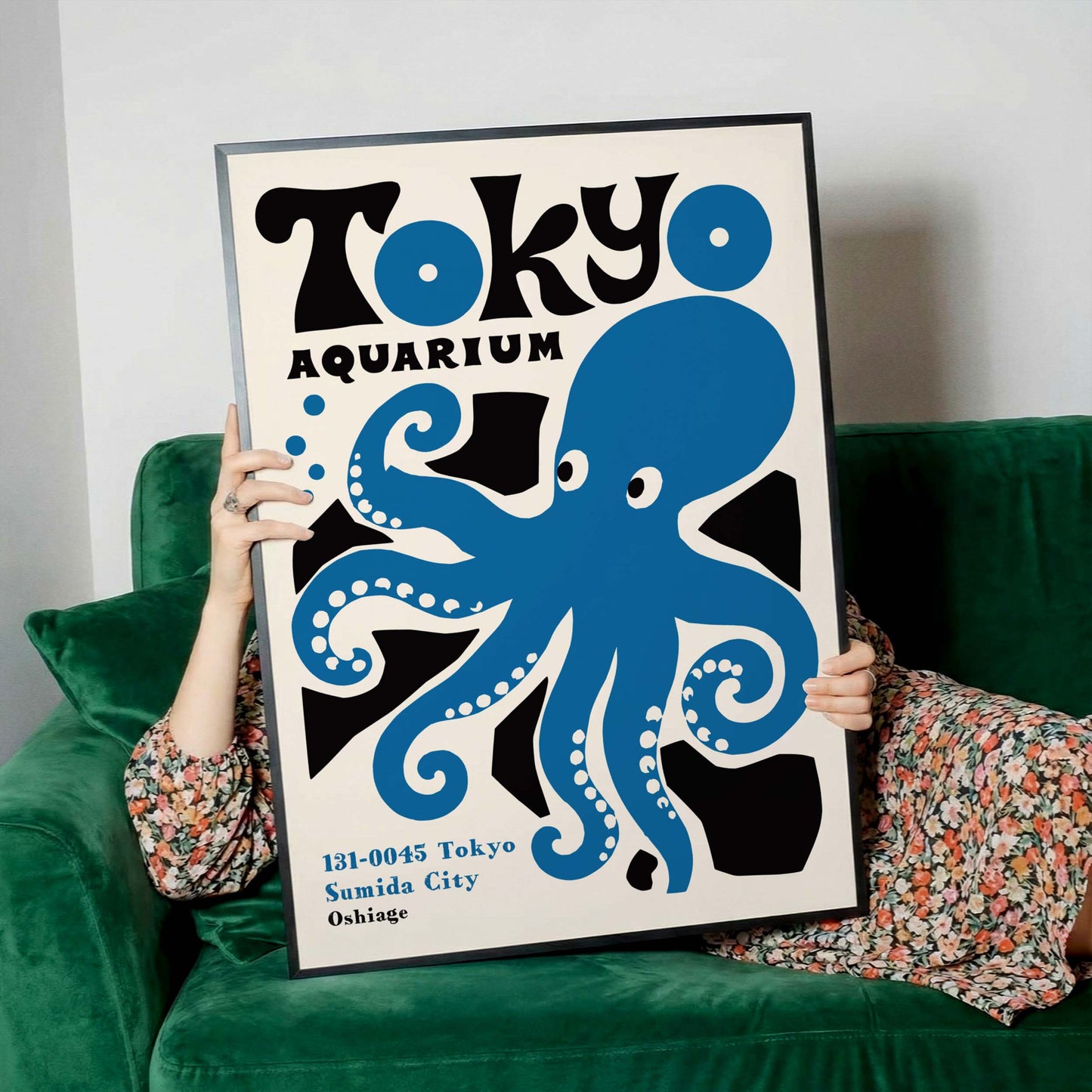 Tokyo Aquarium Octopus Poster Print