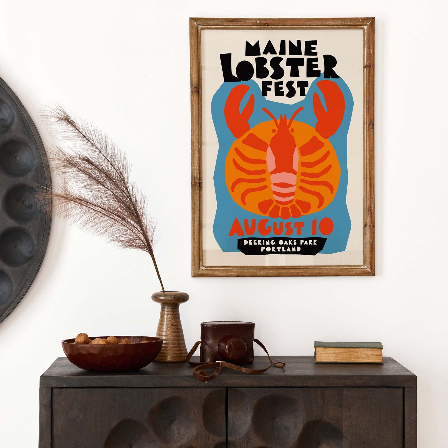 Maine Lobster Fest Print Kitchen Dining