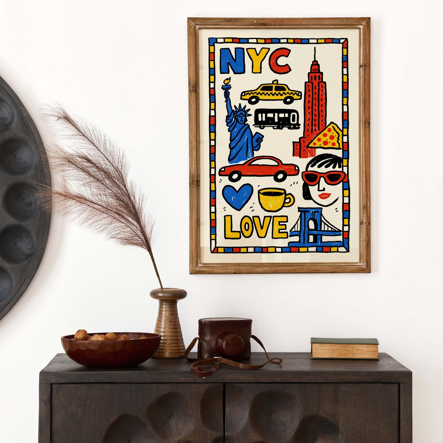 NYC Love Travel Poster Print