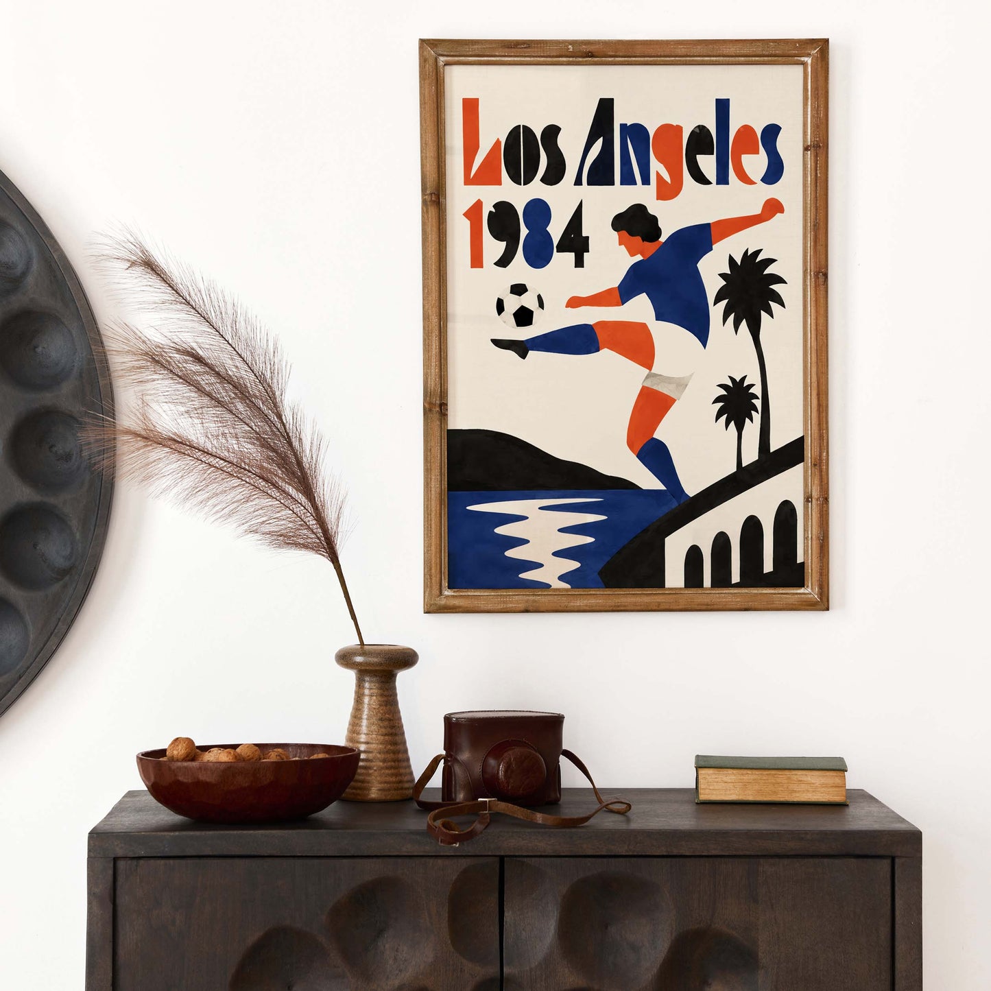 Los Angeles 1984 Soccer Poster