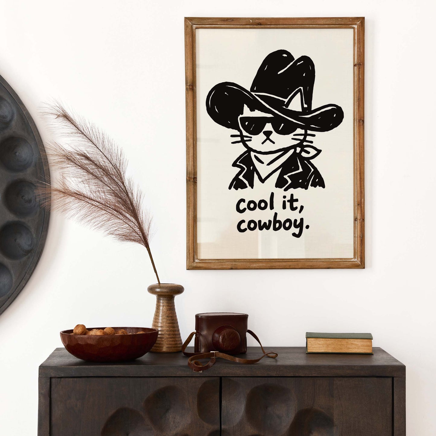 Cowboy Cat Wall Art