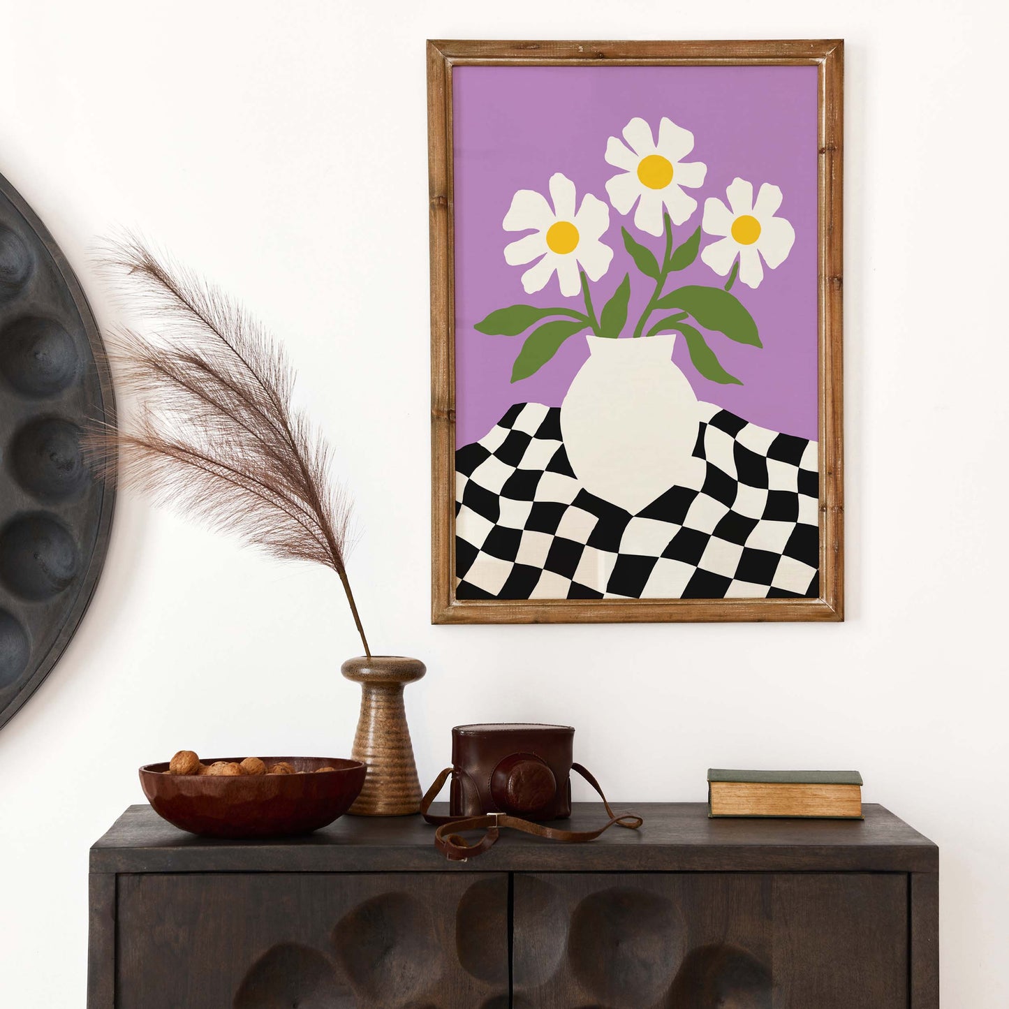Daisy Floral Poster Wall Art