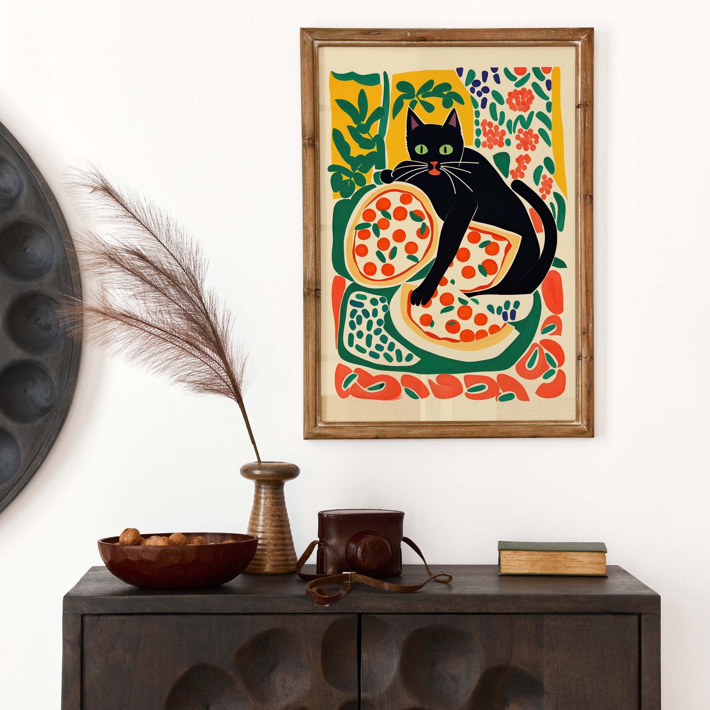 Playful Pizza Cat Poster