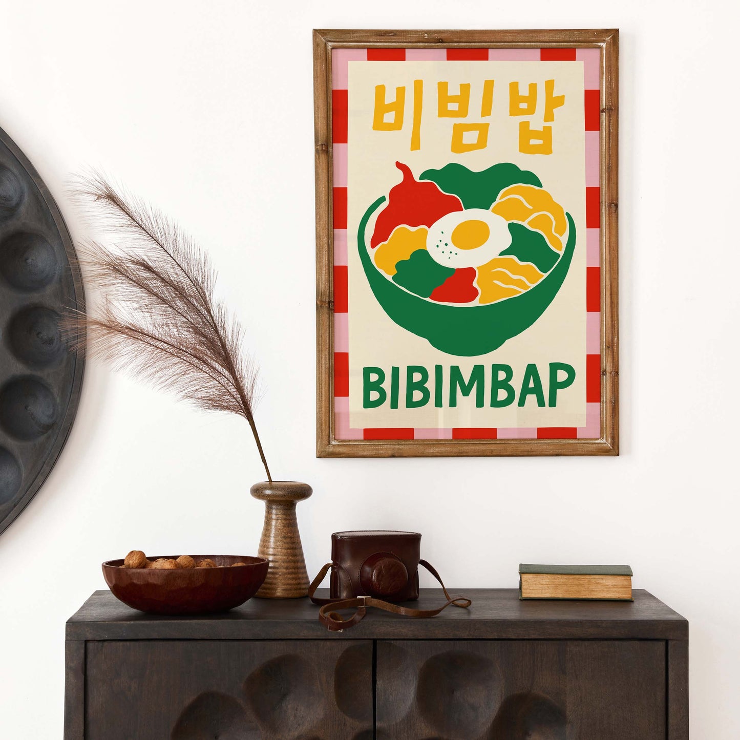 Korean Bibimbap Food Poster Art Print