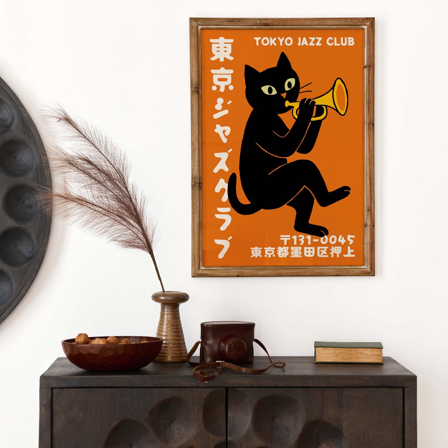 Tokyo Jazz Cat Wall Art