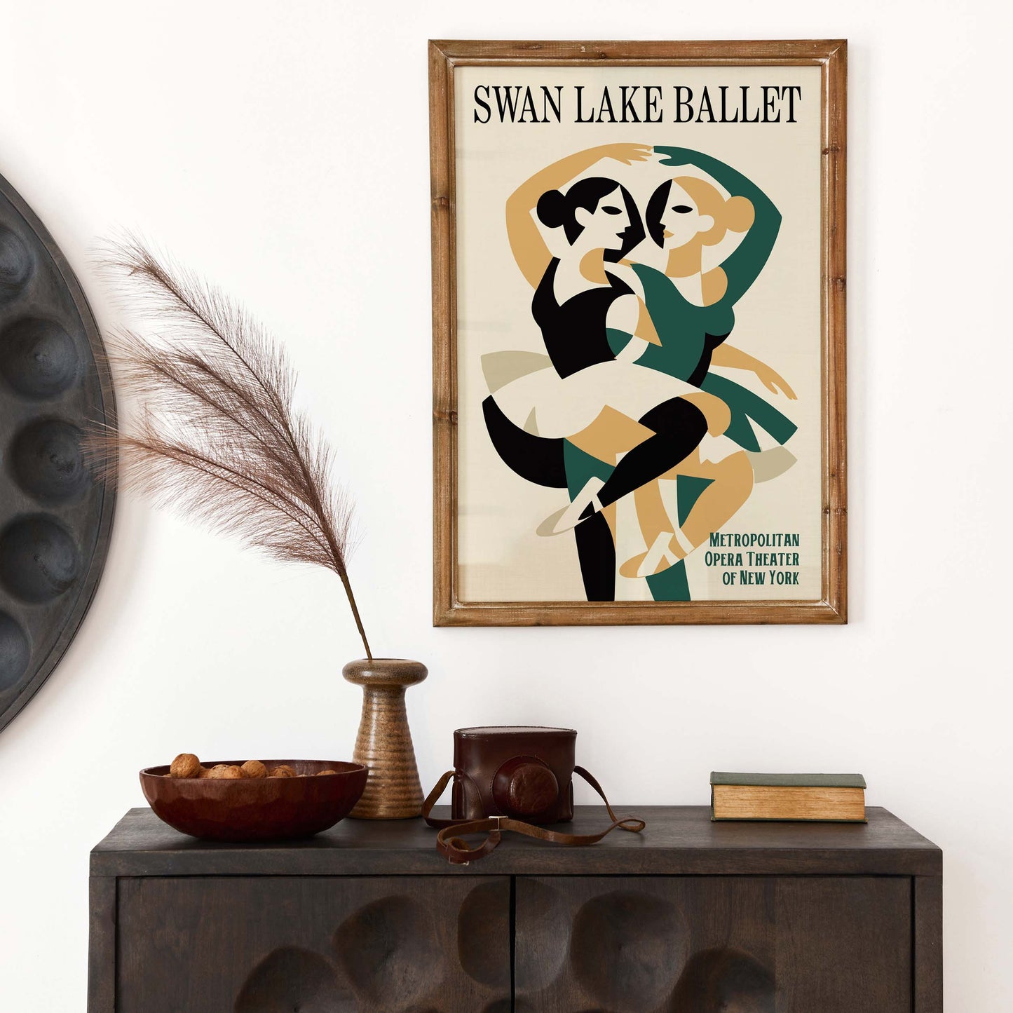 Swan Lake Duo Ballet Poster Art Print
