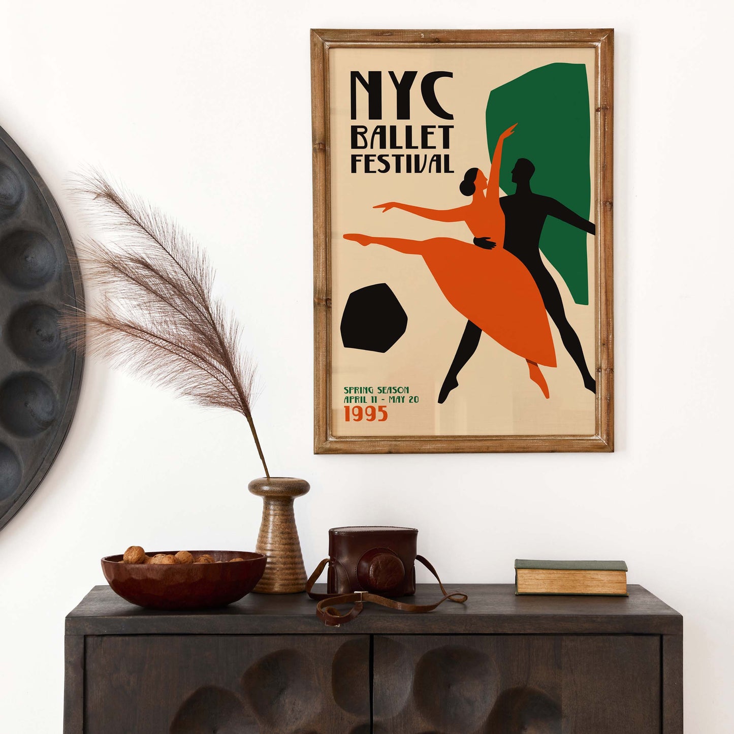 NYC Ballet Festival Vintage Poster