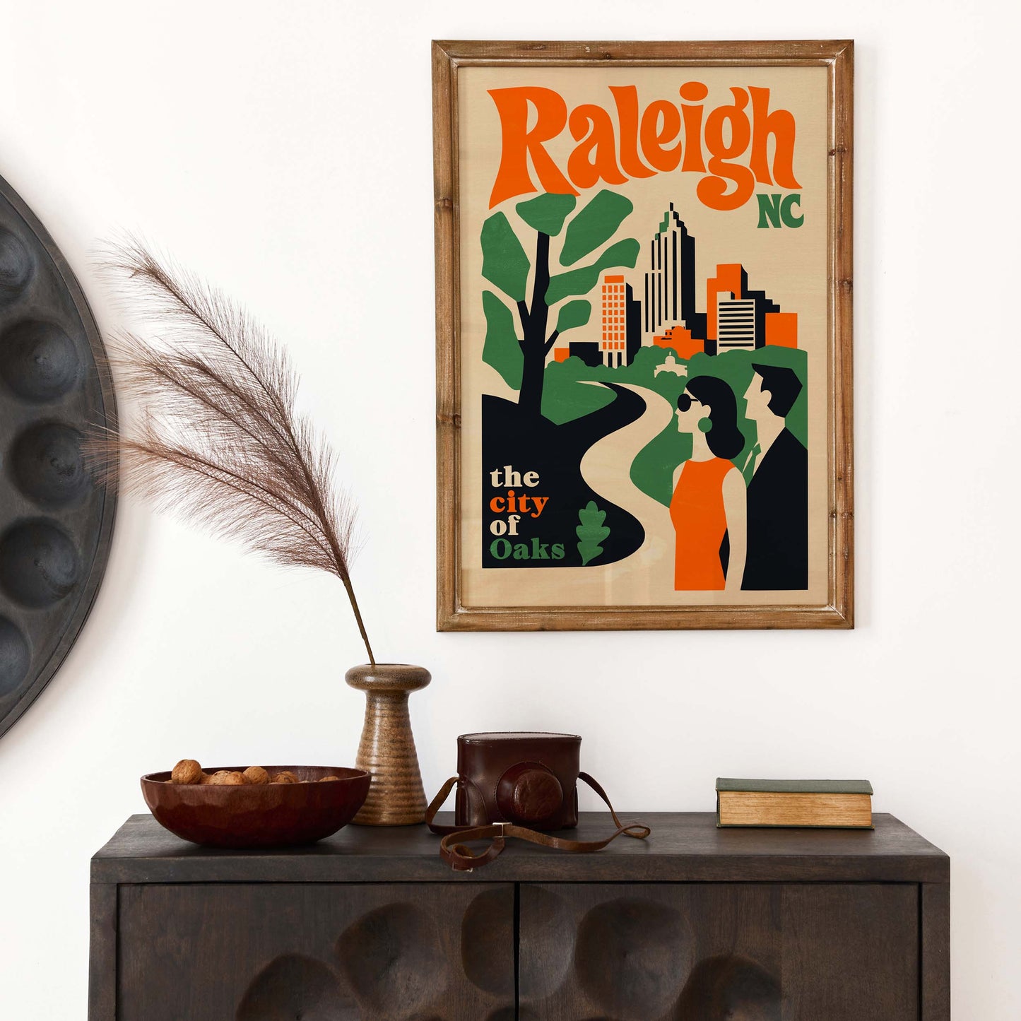 Raleigh, NC Travel Poster