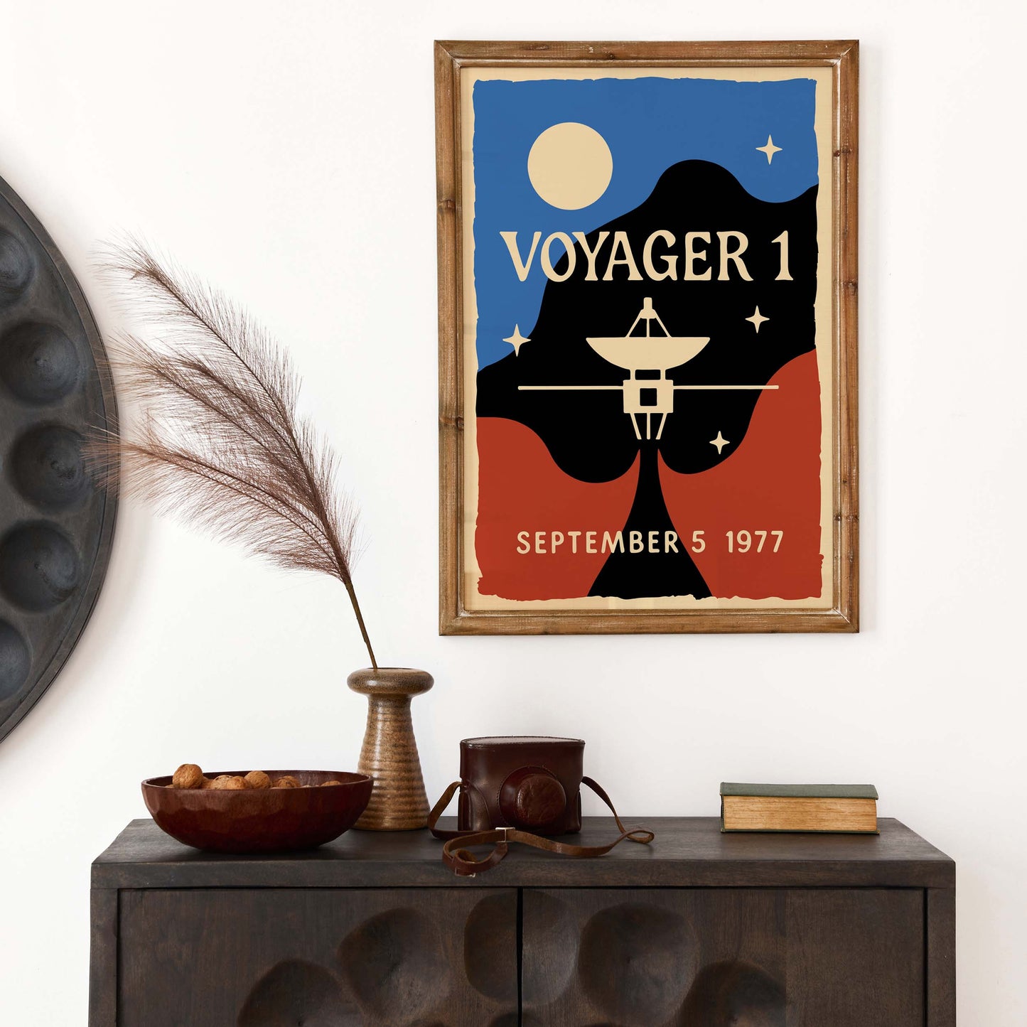 Voyager 1 Space Probe Poster