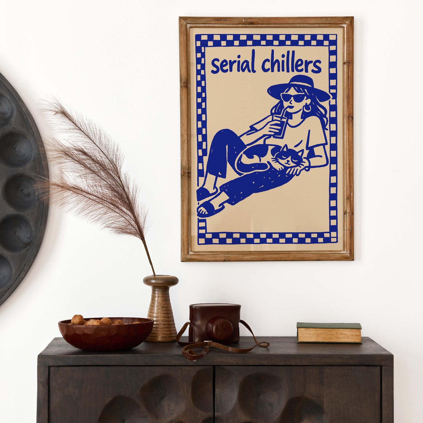 Serial Chillers Relaxing Poster Print