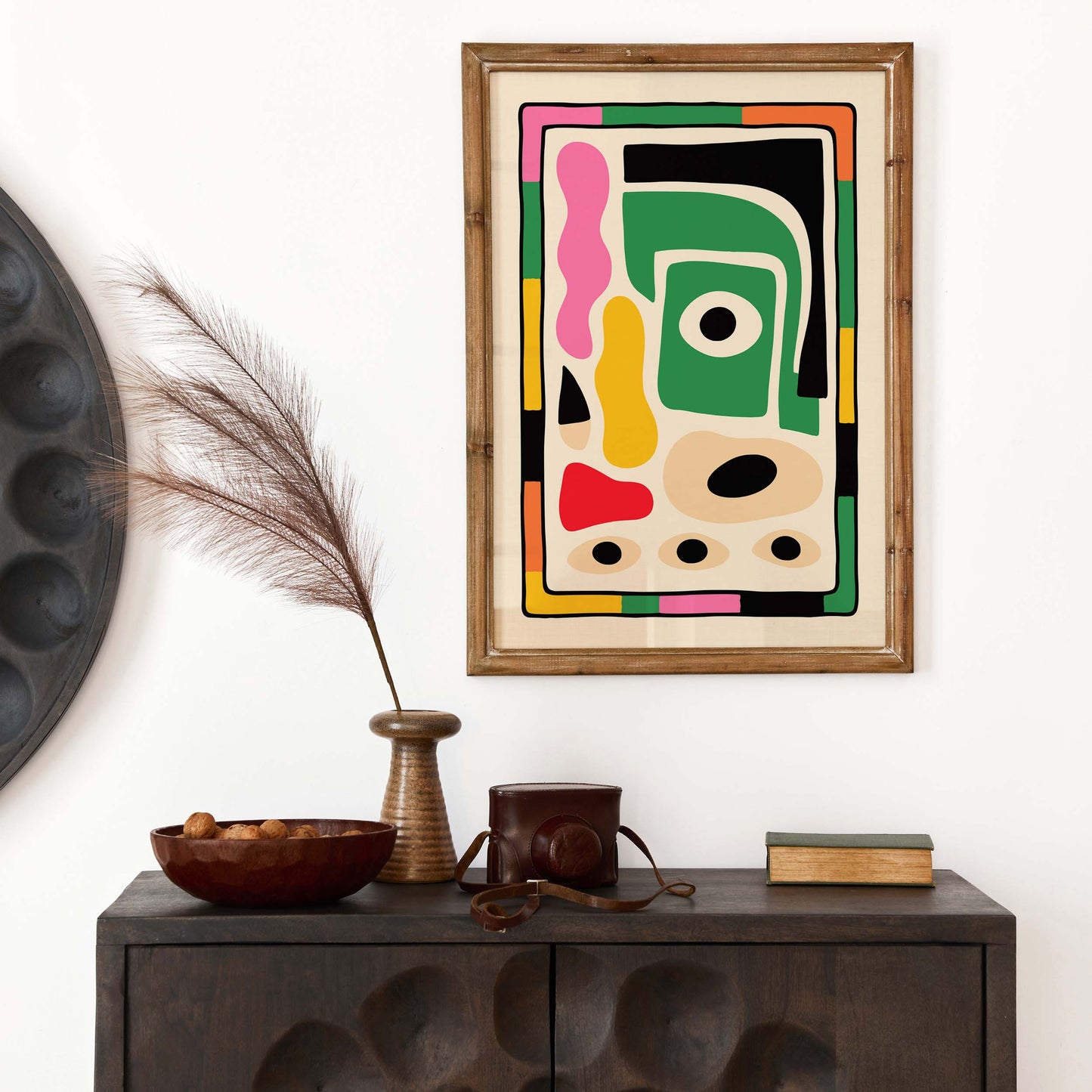 Colorful Abstract Shapes Poster Print