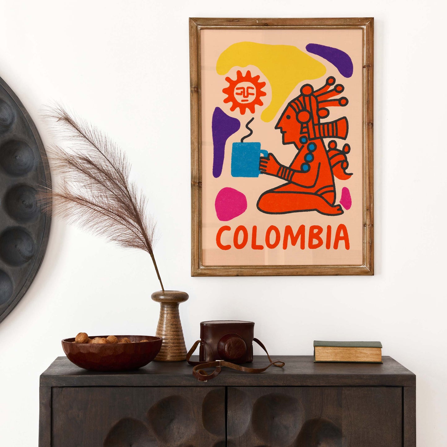 Colombia Travel Poster Wall Art