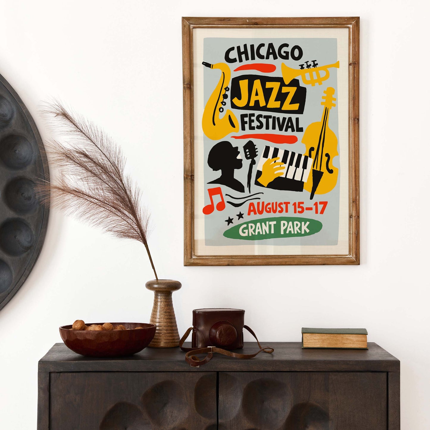 Chicago Jazz Festival Poster Print