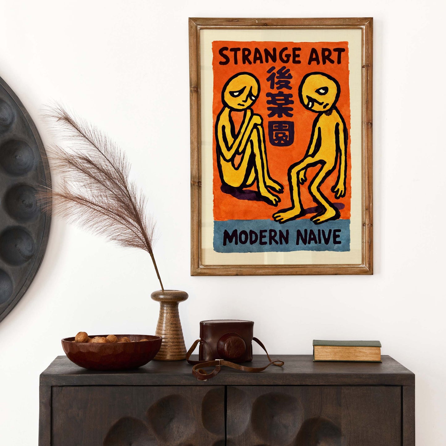 Strange Art Modern Naive Poster