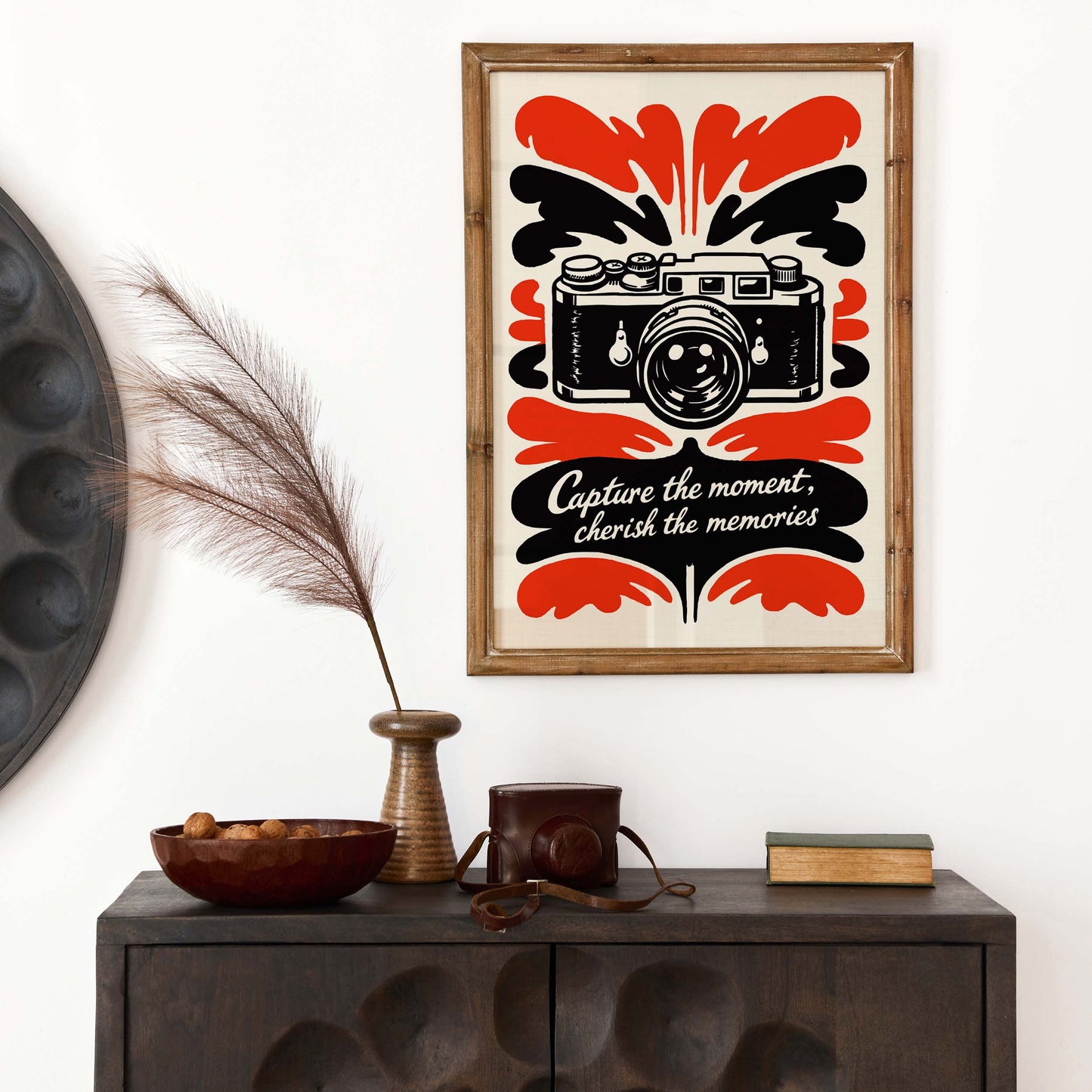 Capture The Moment Camera Poster Wall Art