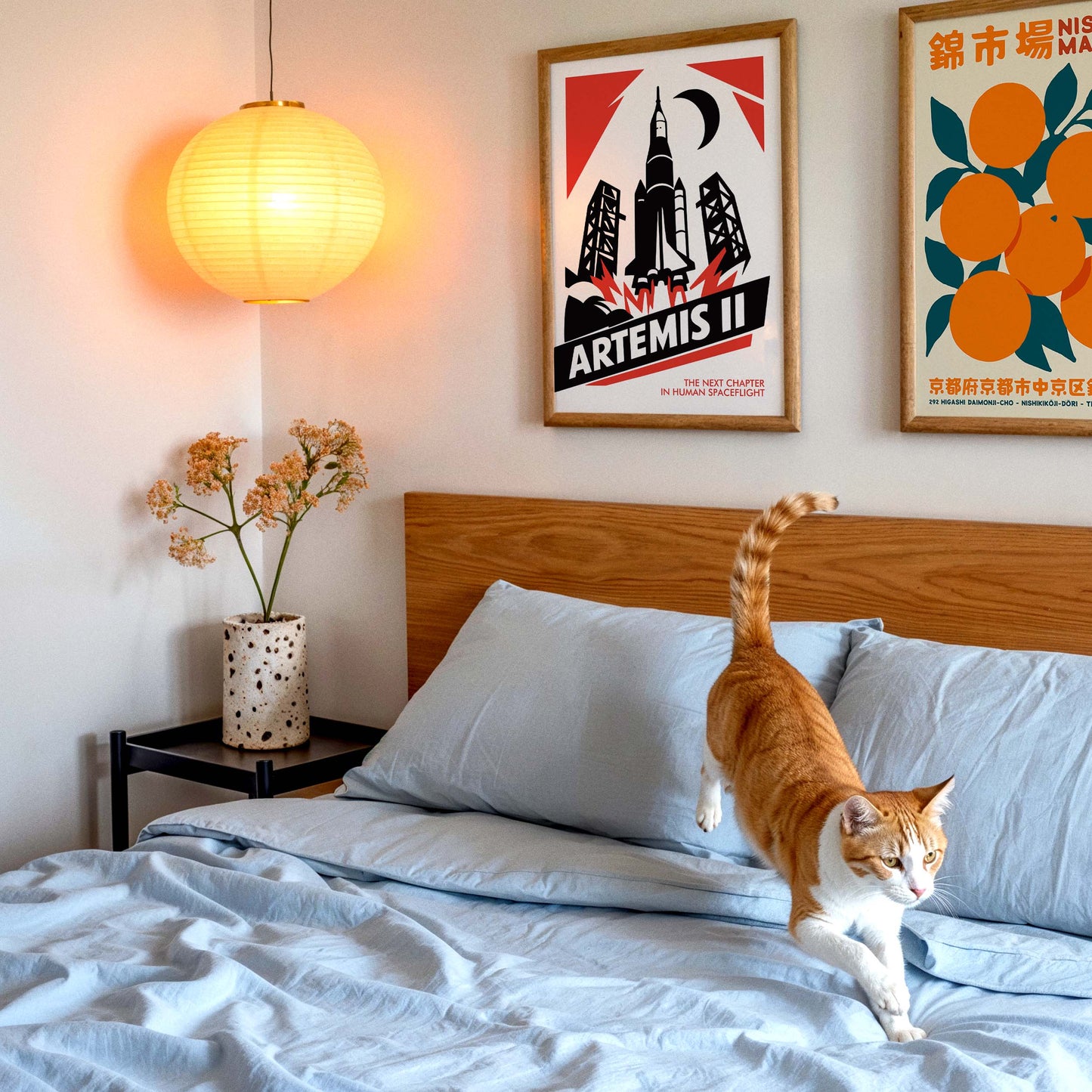 Artemis II Rocket Poster Print