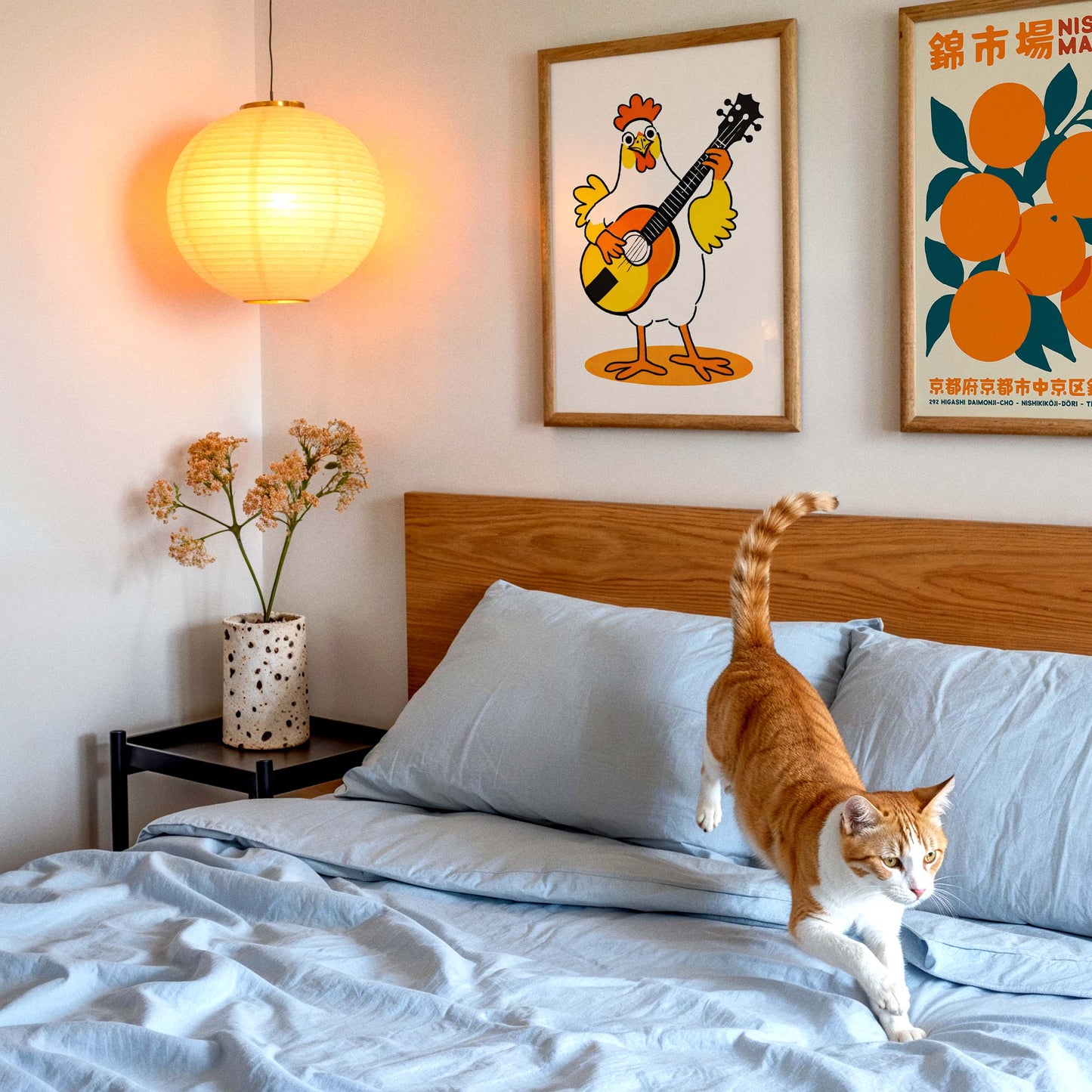Chicken Cowboy Poster Print