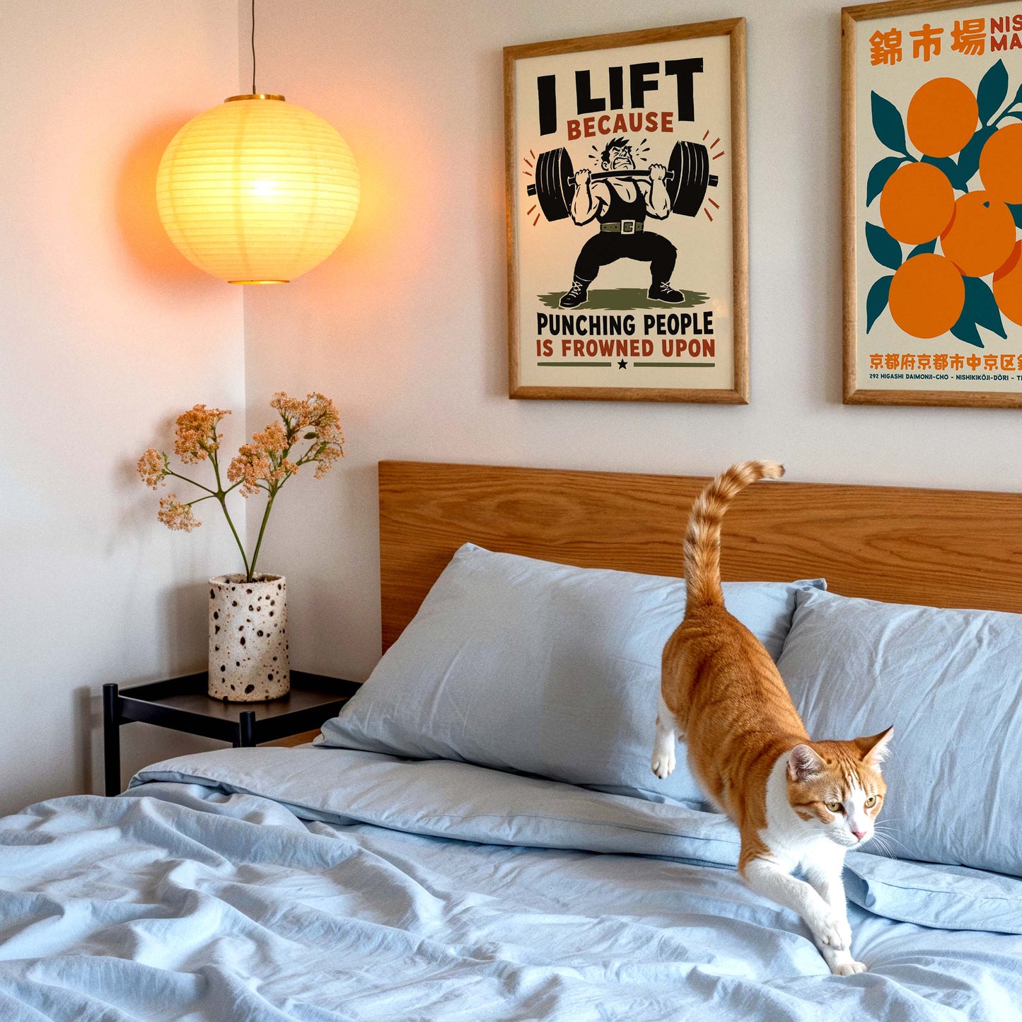 Weightlifting Gym Poster Wall Art