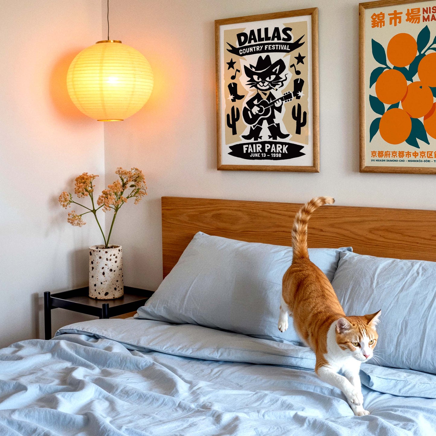 Dallas Country Outlaw Cat Poster 1998