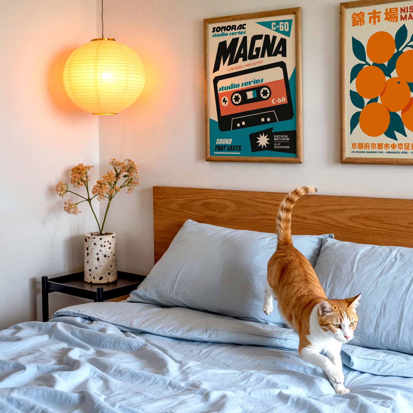 Vintage Cassette Tape Poster Print