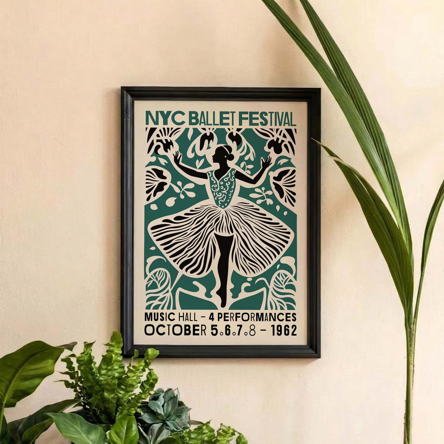 NYC Ballet Festival Poster Print
