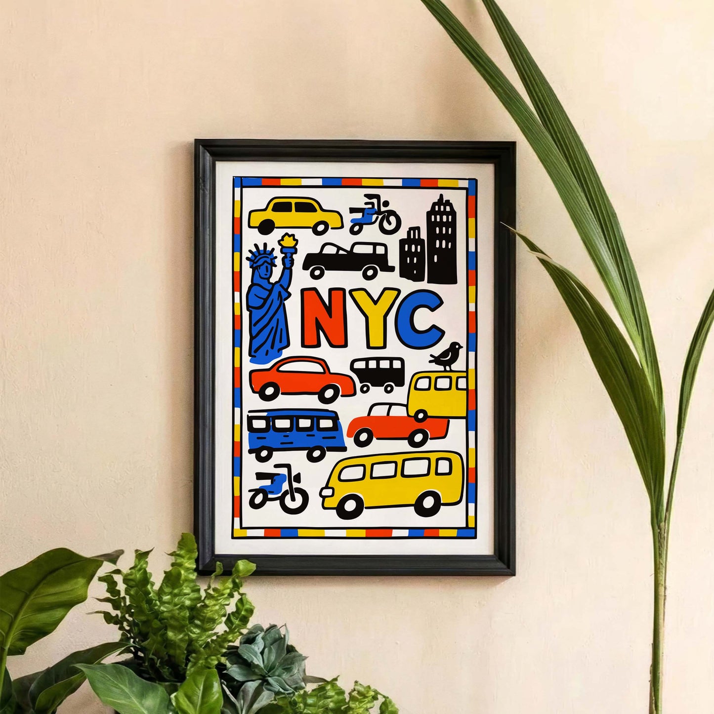 Strawberry Season Poster Wall Print
