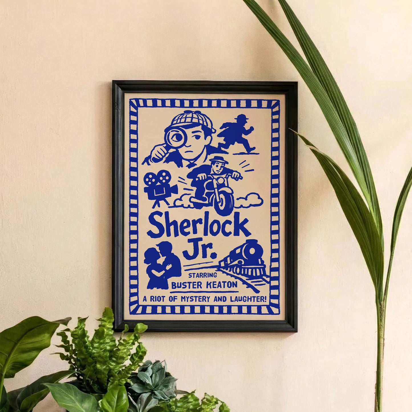 Sherlock Jr Movie Poster Print