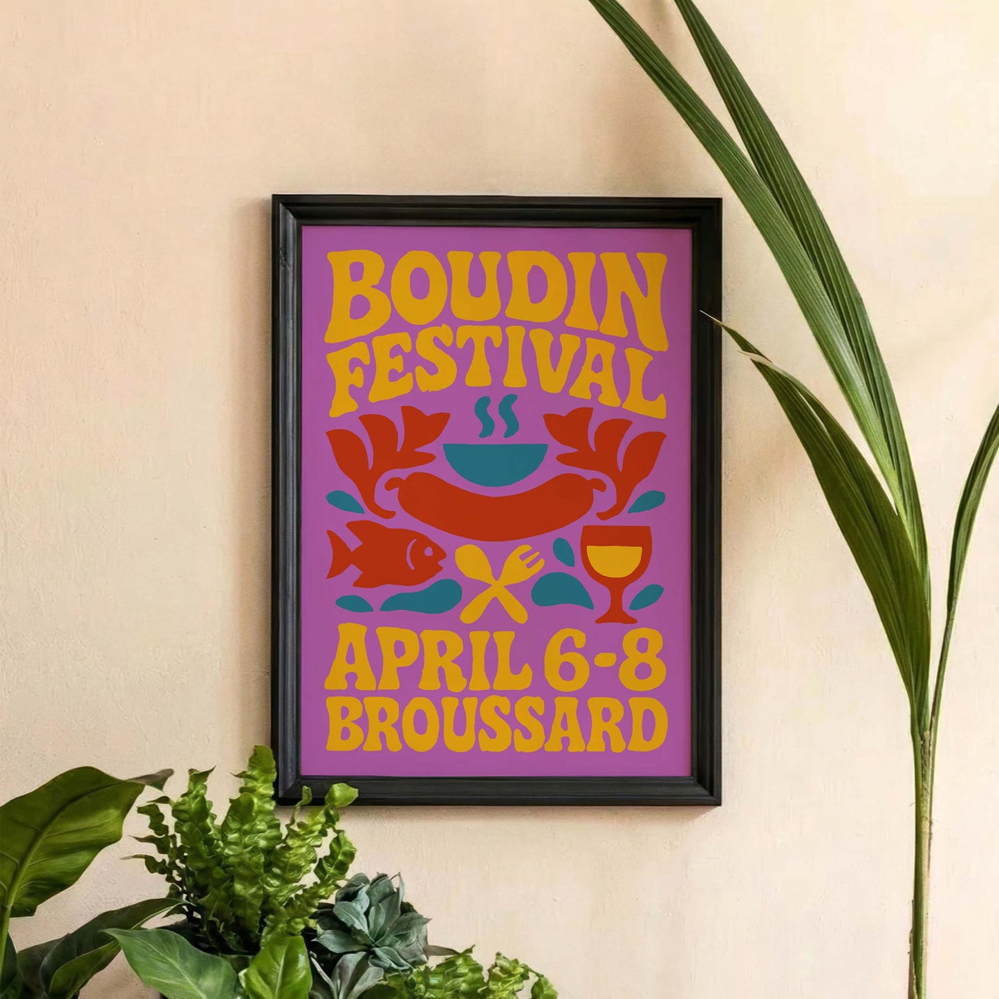 Boudin Festival Poster Print