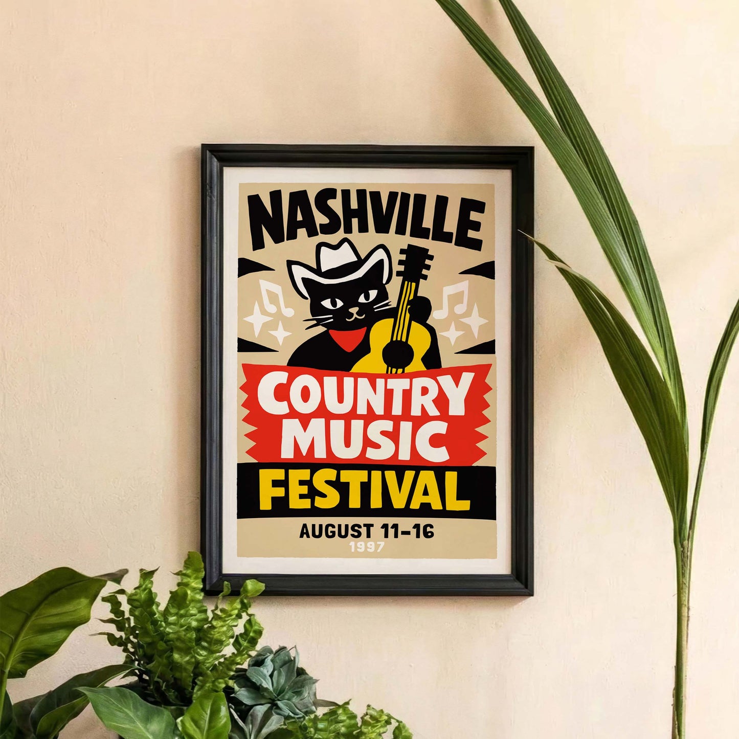 Nashville Vintage Country Festival Poster
