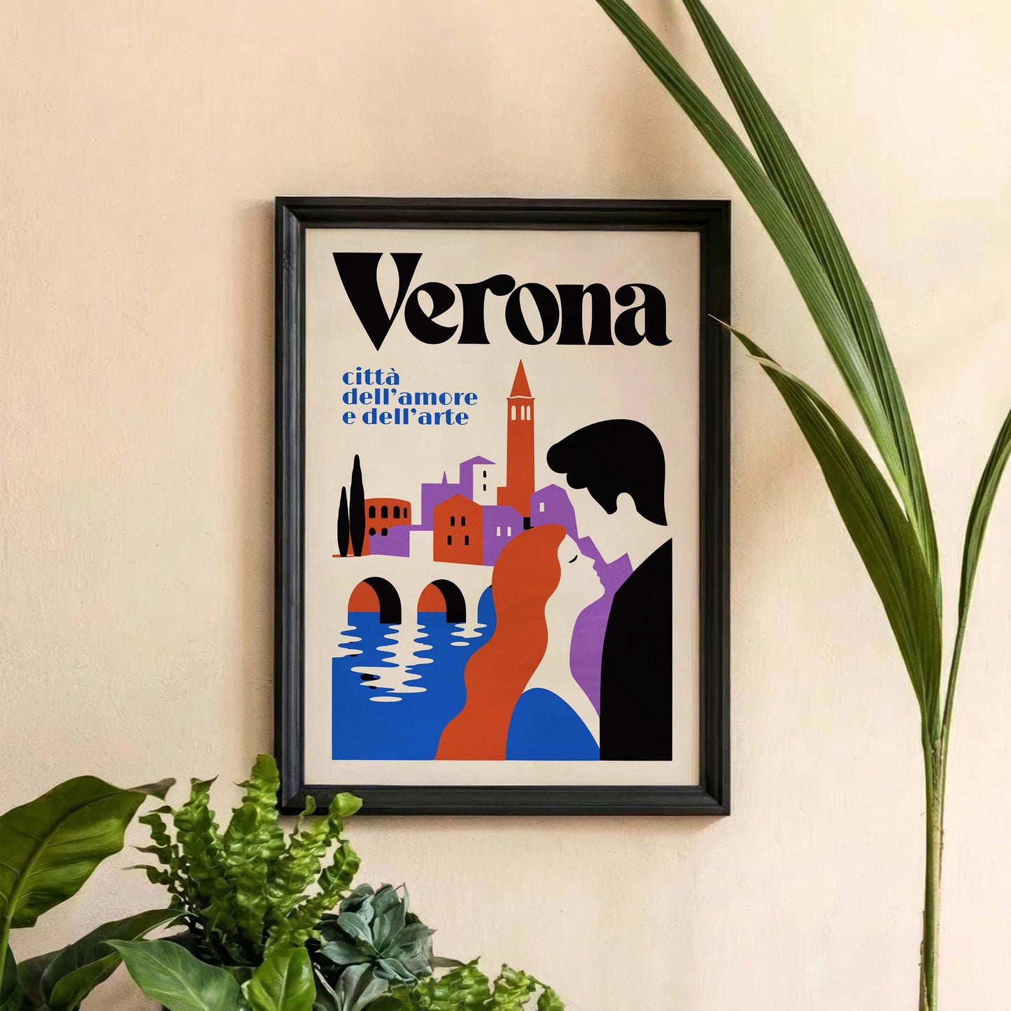 Verona Romantic Travel Poster