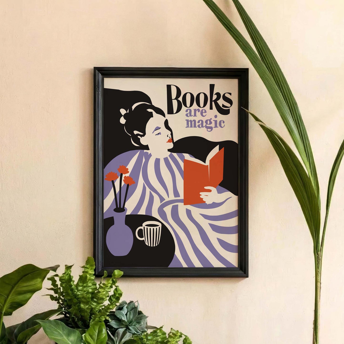 Books Are Magic Poster