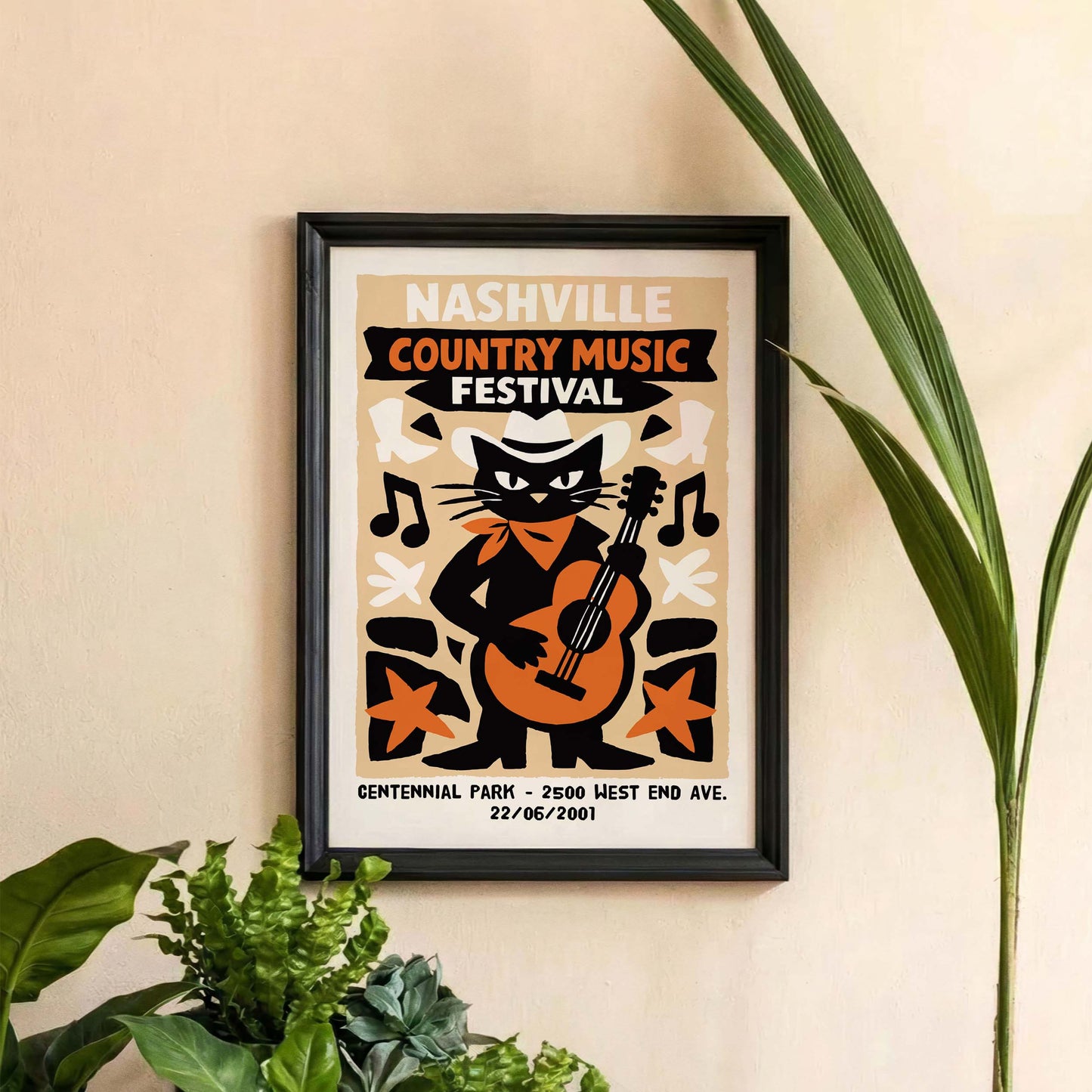 Nashville Country Guitar Festival Poster