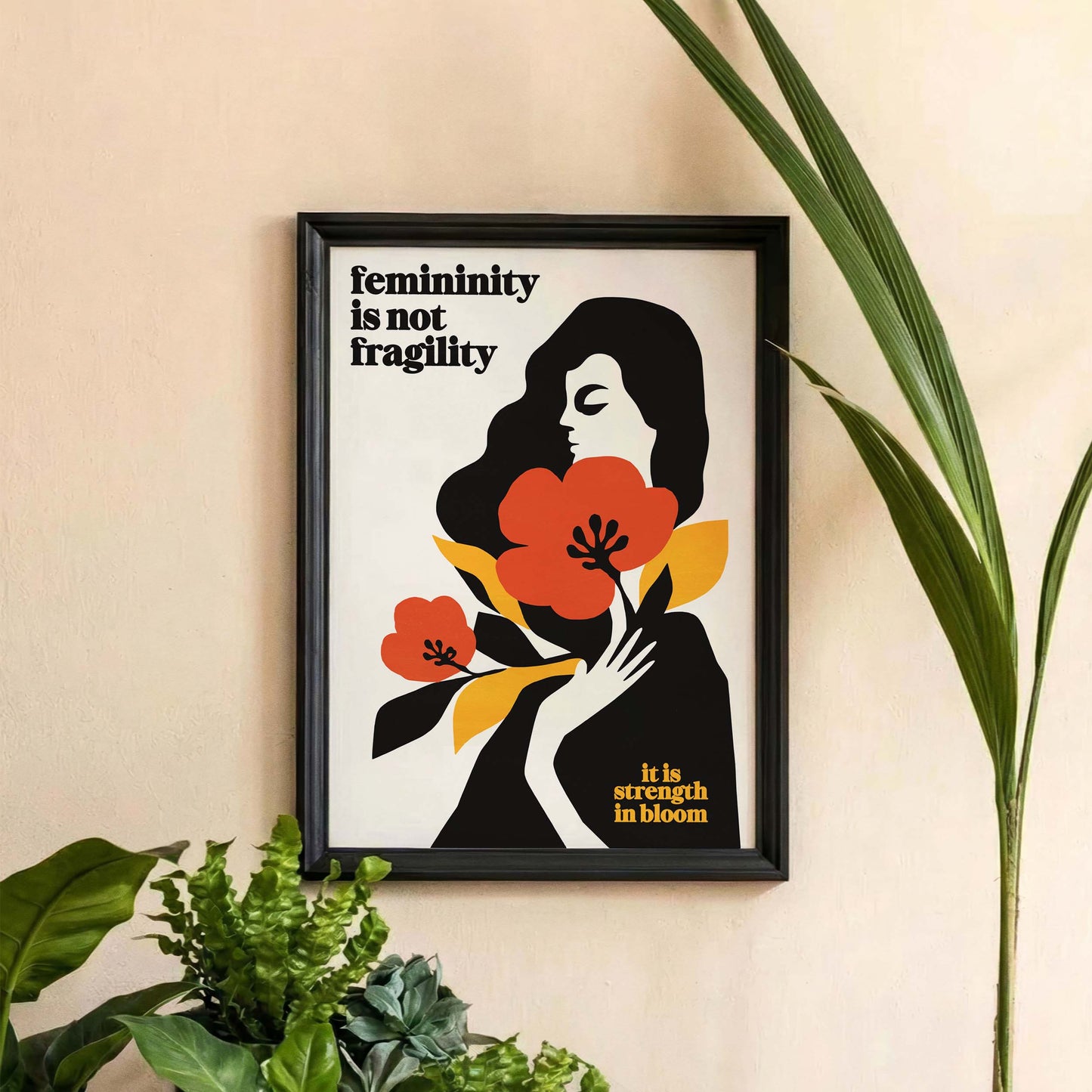 Femininity Strength Wall Art