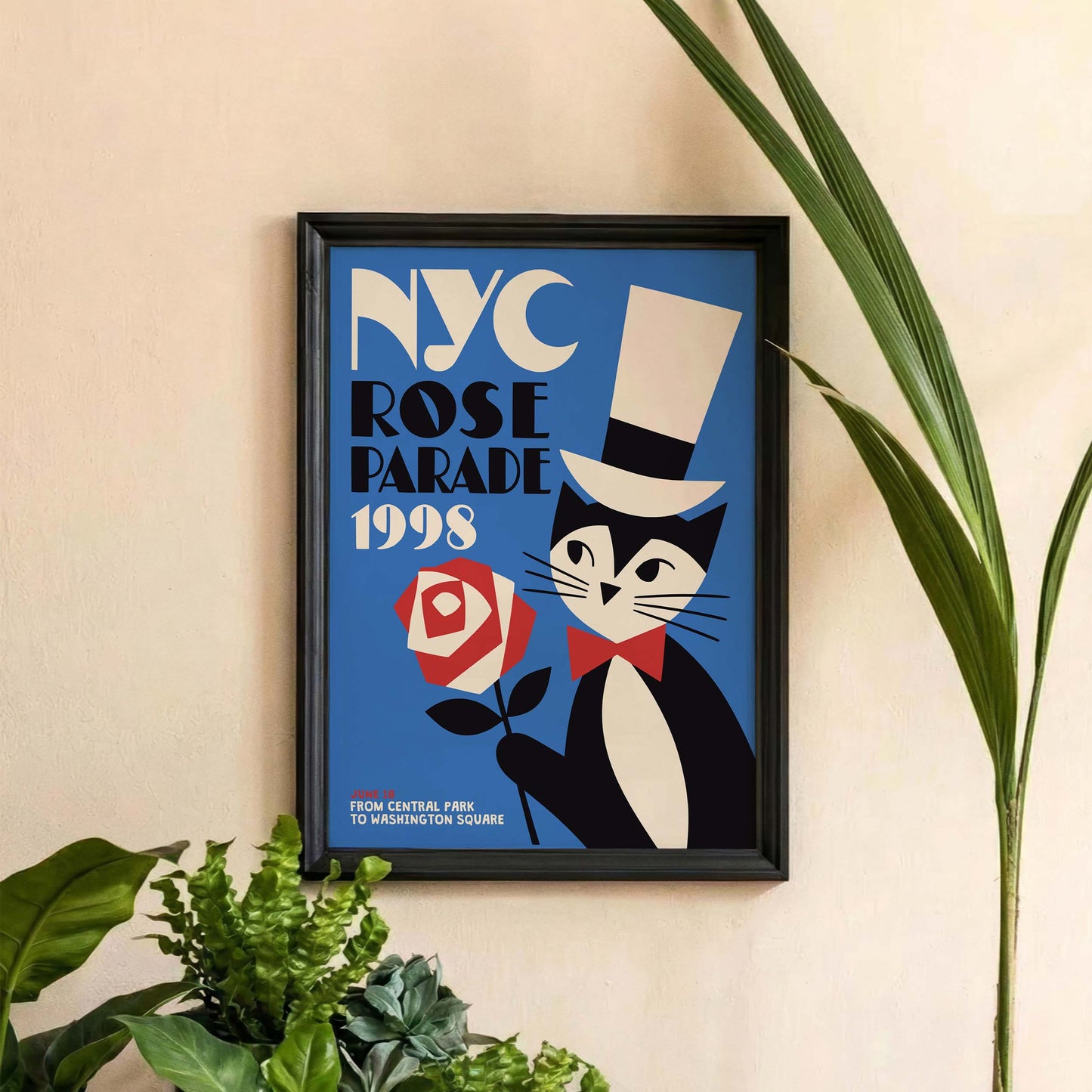 NYC Rose Parade Poster Print