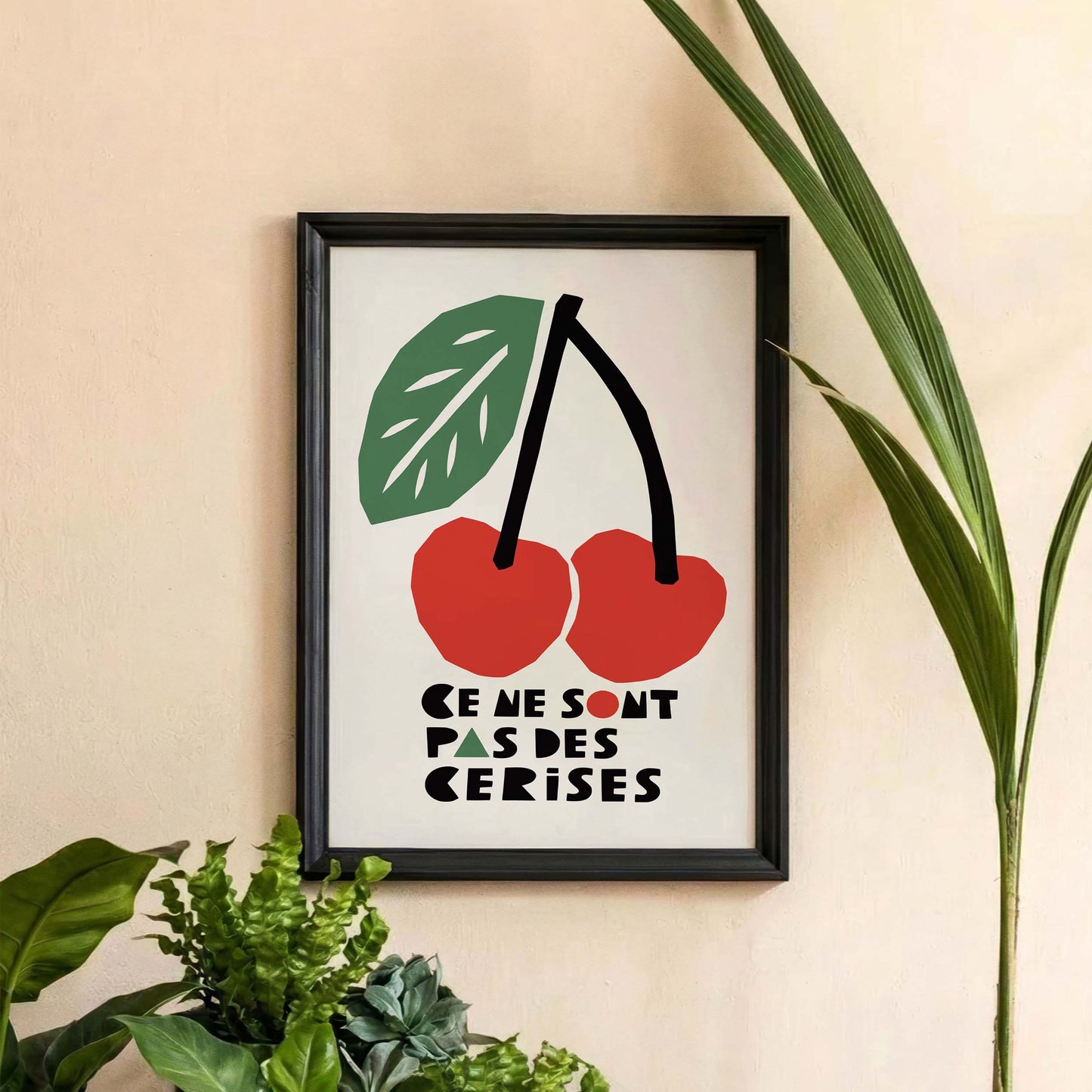 Cherry Print Kitchen Dining Room
